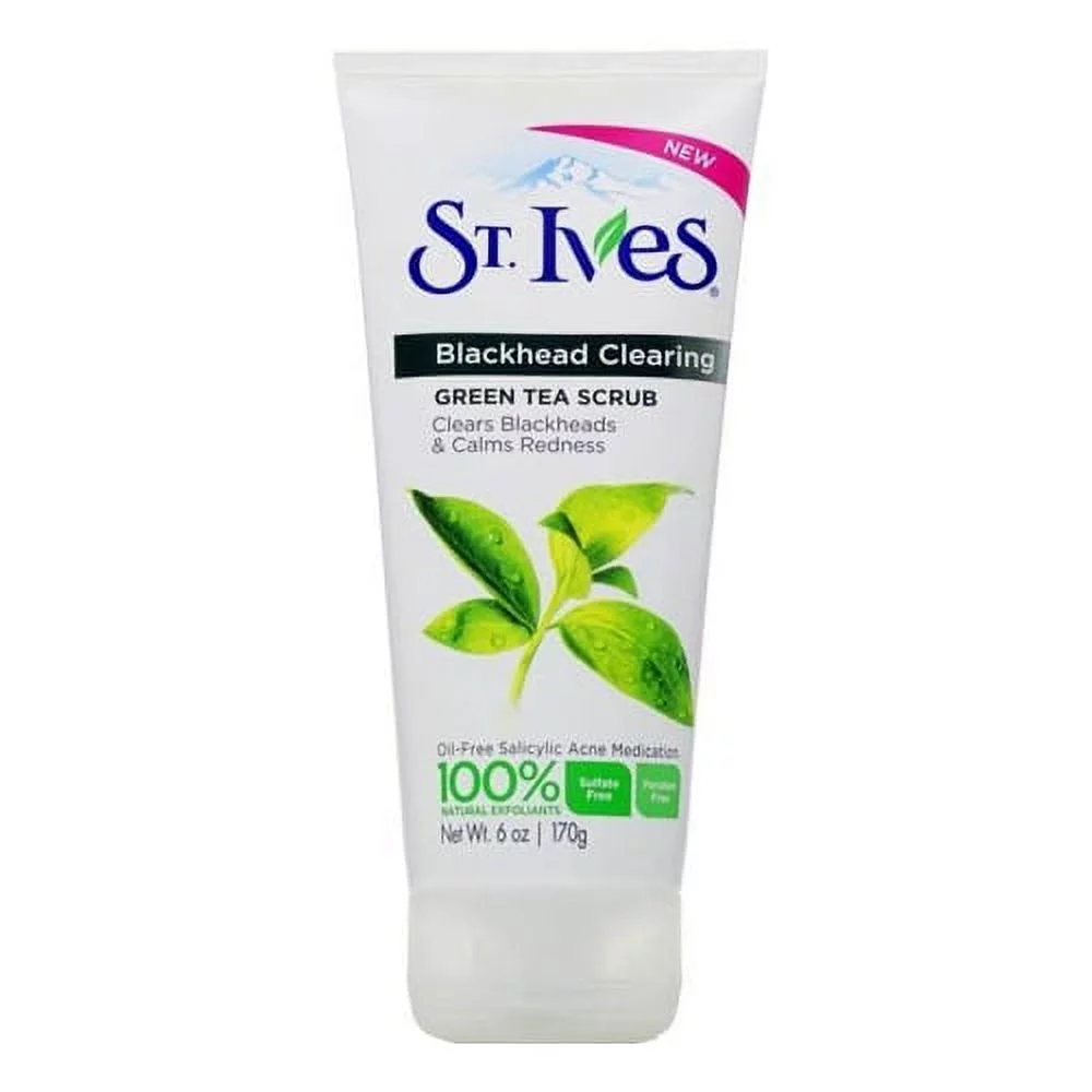 St. Ives Blackhead Clearing Green Tea Scrub - 6 Oz, 6 Pack