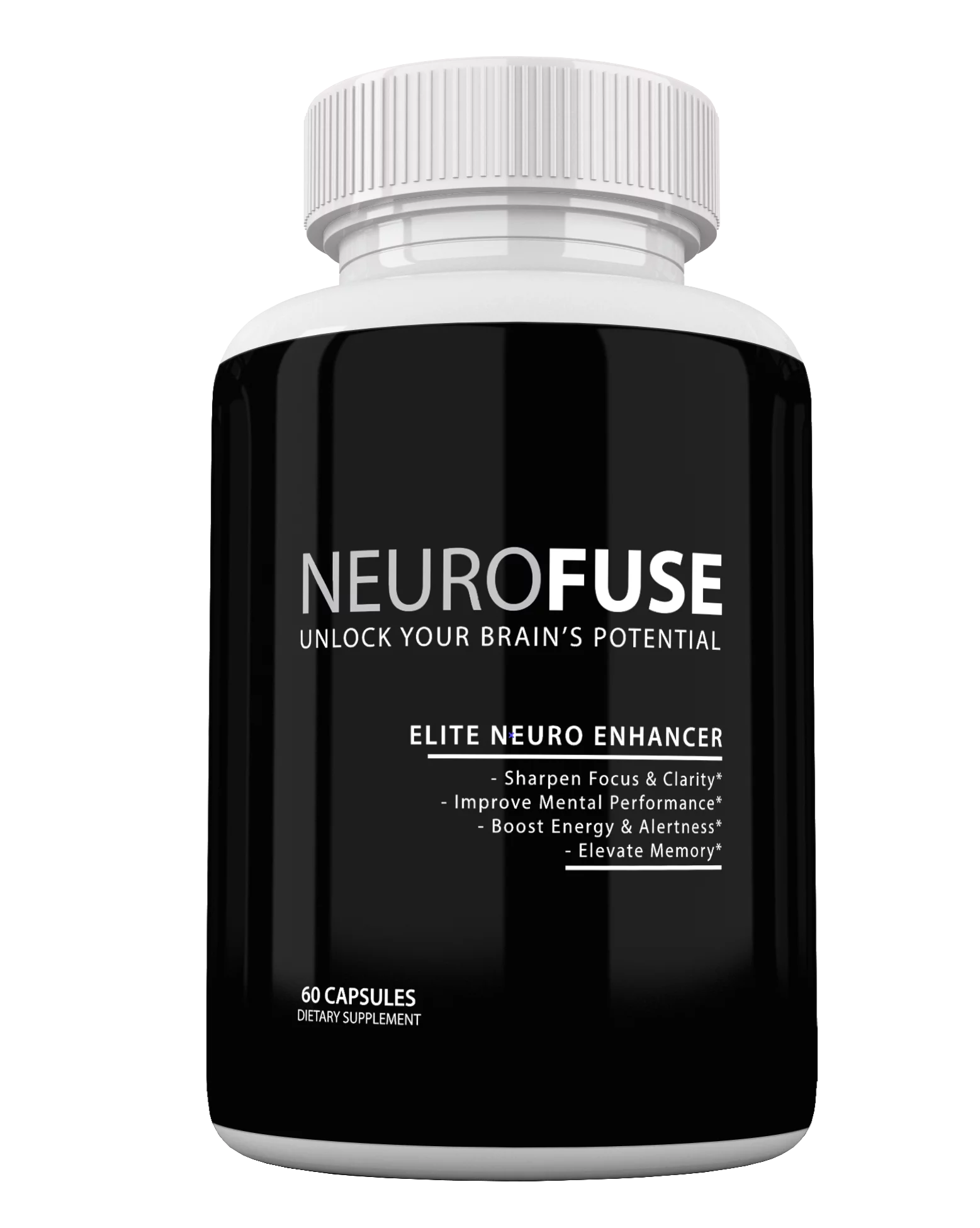 Neurofuse Powerful Focus & Memory Nootropic Pill - Formula Helps Support Memory, Cognitive Function, Focus & Clarity ?Reduce Brain Fog & Fatigue 30 Capsules