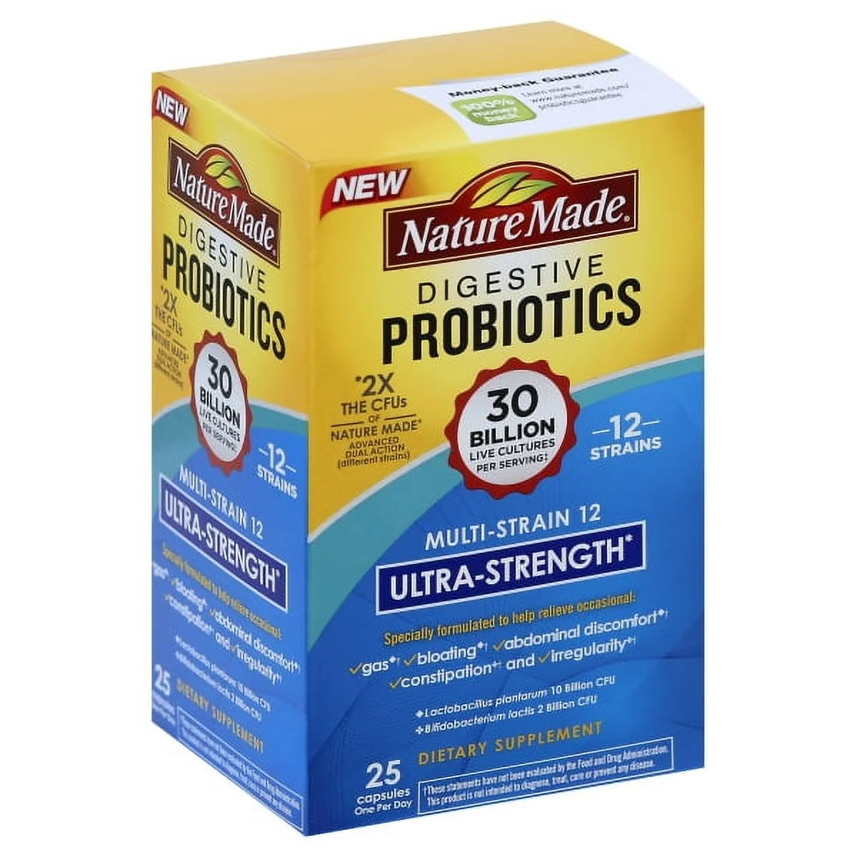 Nature Made Ultra Strength Probiotic Capsules, 2 25 Each - (Pack of 2)