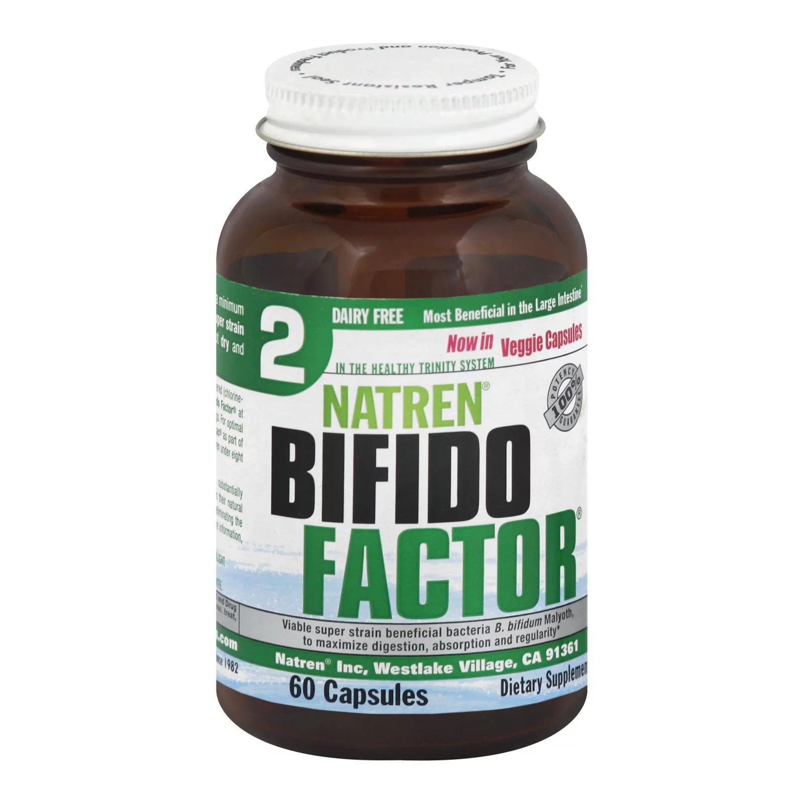 Natren - Bifido Factor Dairy Free - 1 Each - 60 CAP