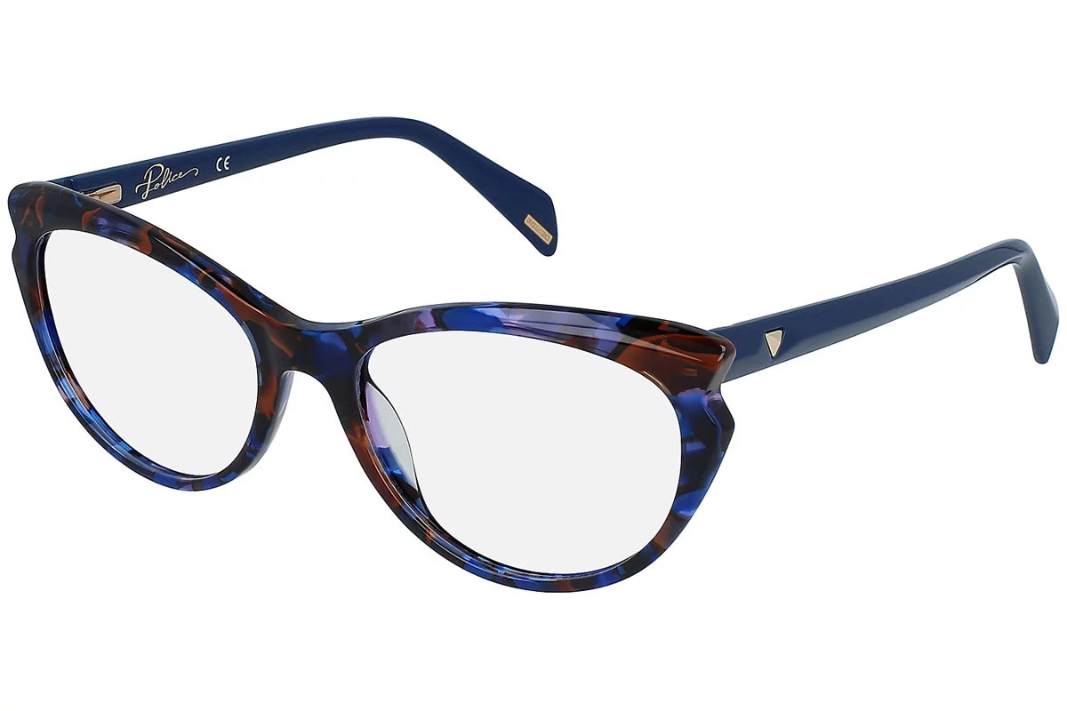 EYEGLASSES FRAME  POLICE  BROWN  WOMEN  VPLA0206NN