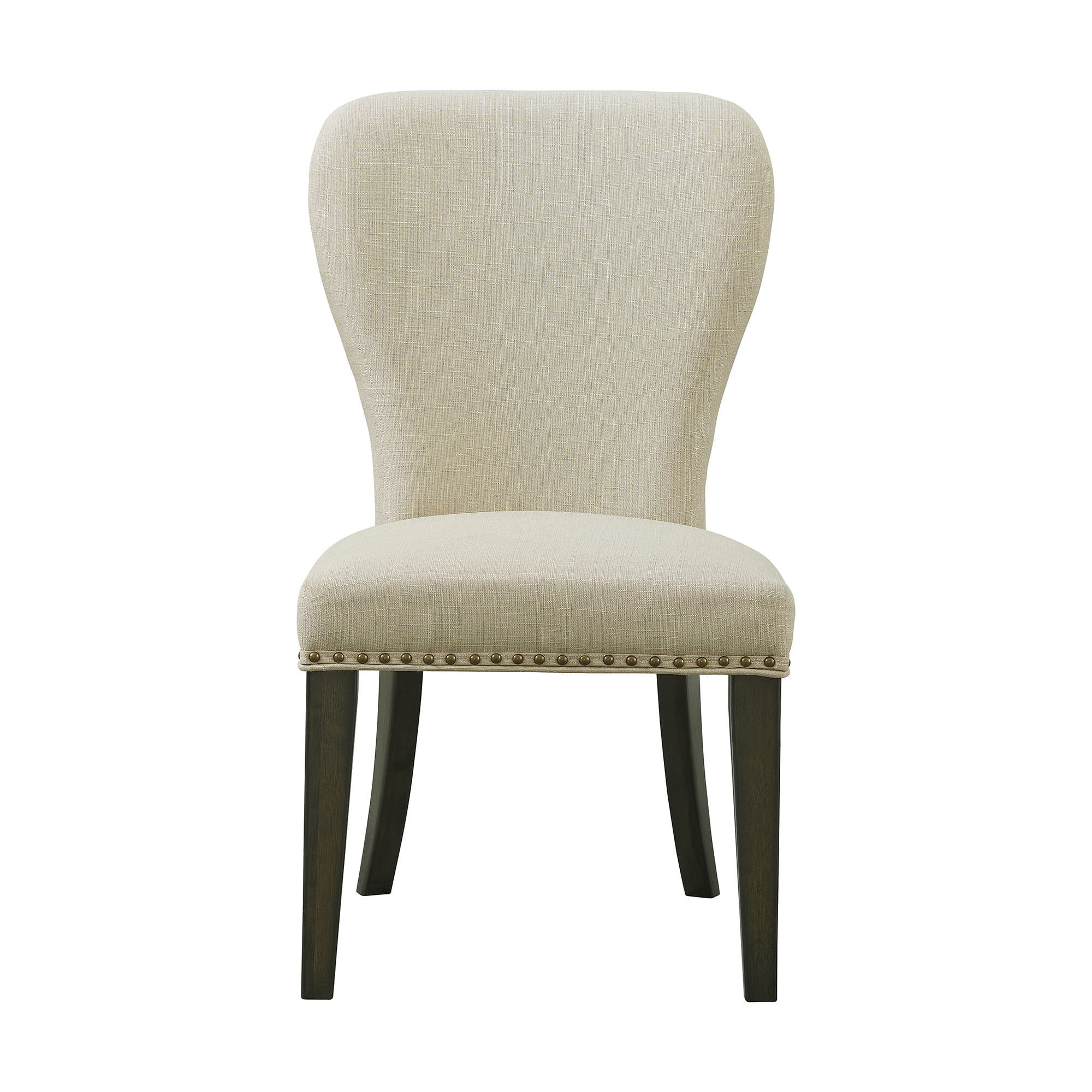 Alaterre Furniture Savoy Upholstered Dining Chairs - Cream (Set of 2)
