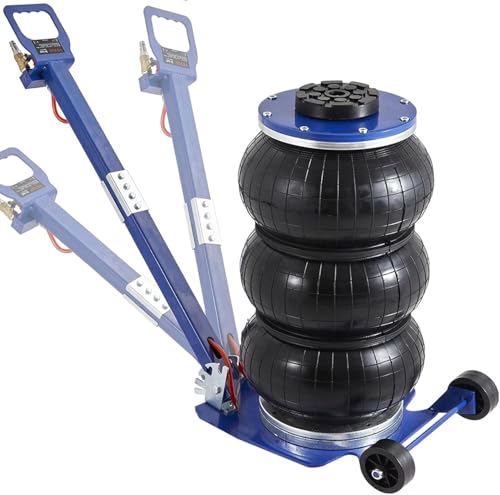 VEVOR Air Jack, 3 Ton/6600 lbs Triple Bag Air Jack, Airbag Jack with Six Steel Pipes, Lift up to 17.7