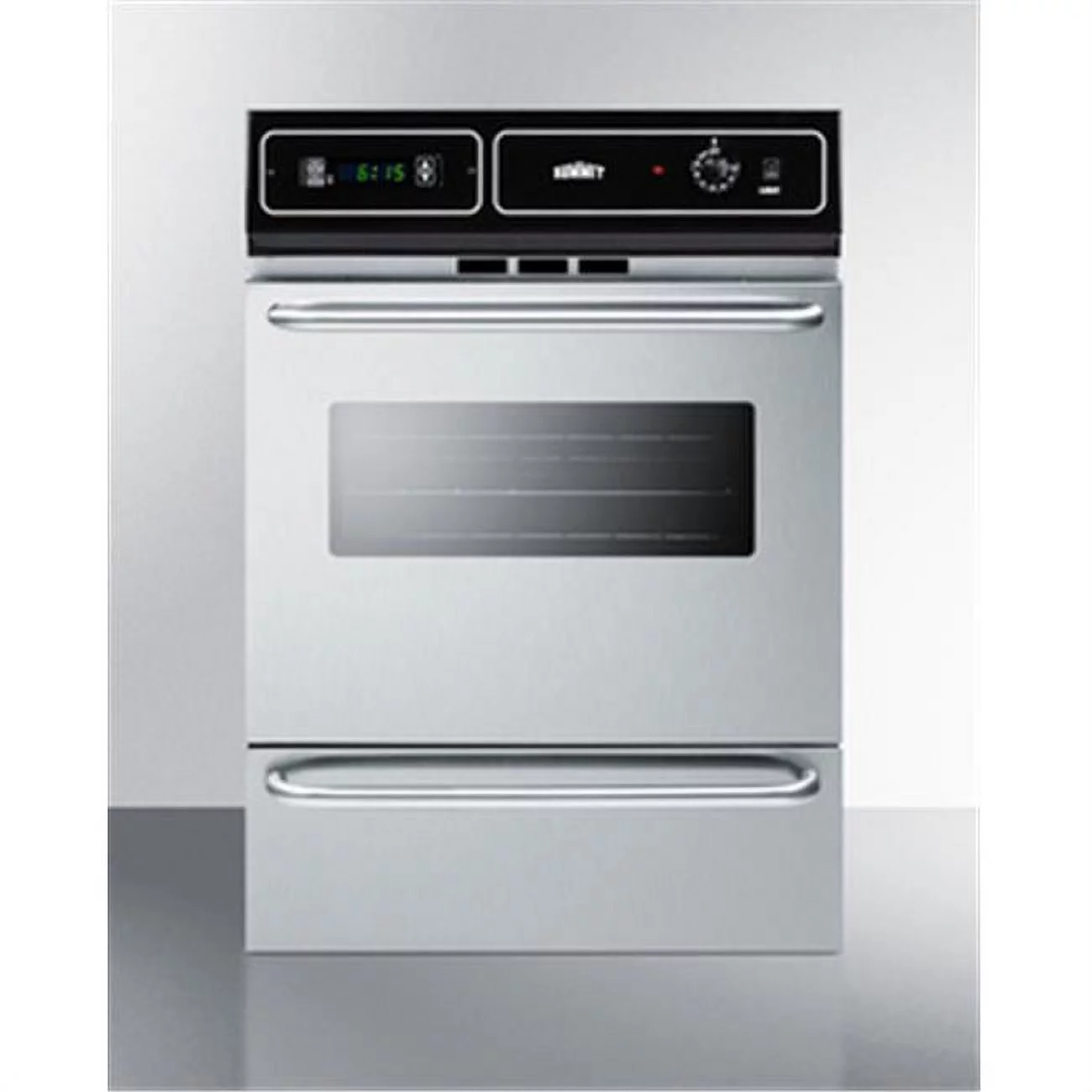 24 in. Wide Gas Wall Oven, Stainless Steel