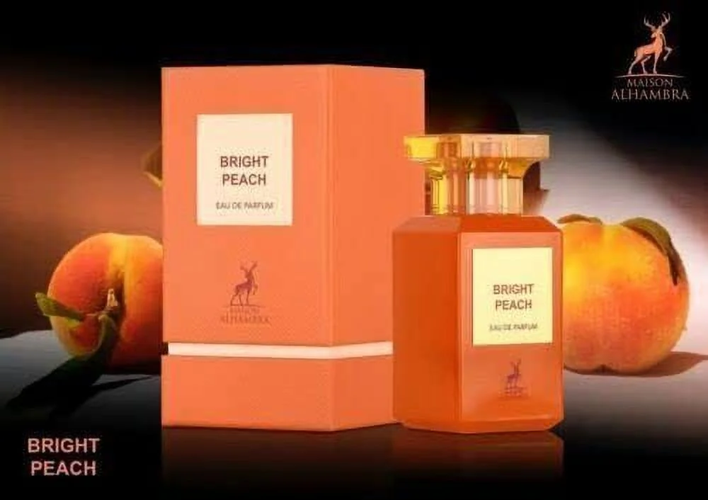Bright Peach EDP Perfume By Maison Alhambra 80 ML Super Rich UAE Version