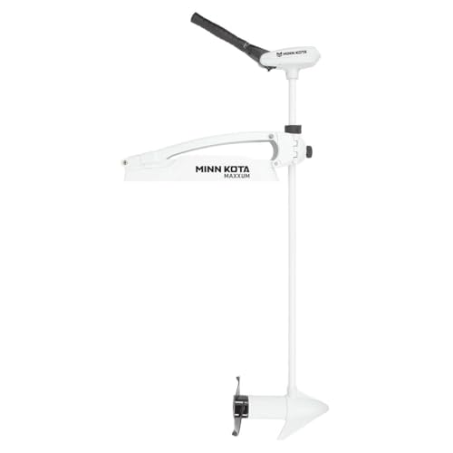 Minn Kota Riptide Maxxum Bow-Mount Electric Trolling Motor with Digital Maximizer, 80 Lb. Thrust, 52 In. Shaft, Saltwater