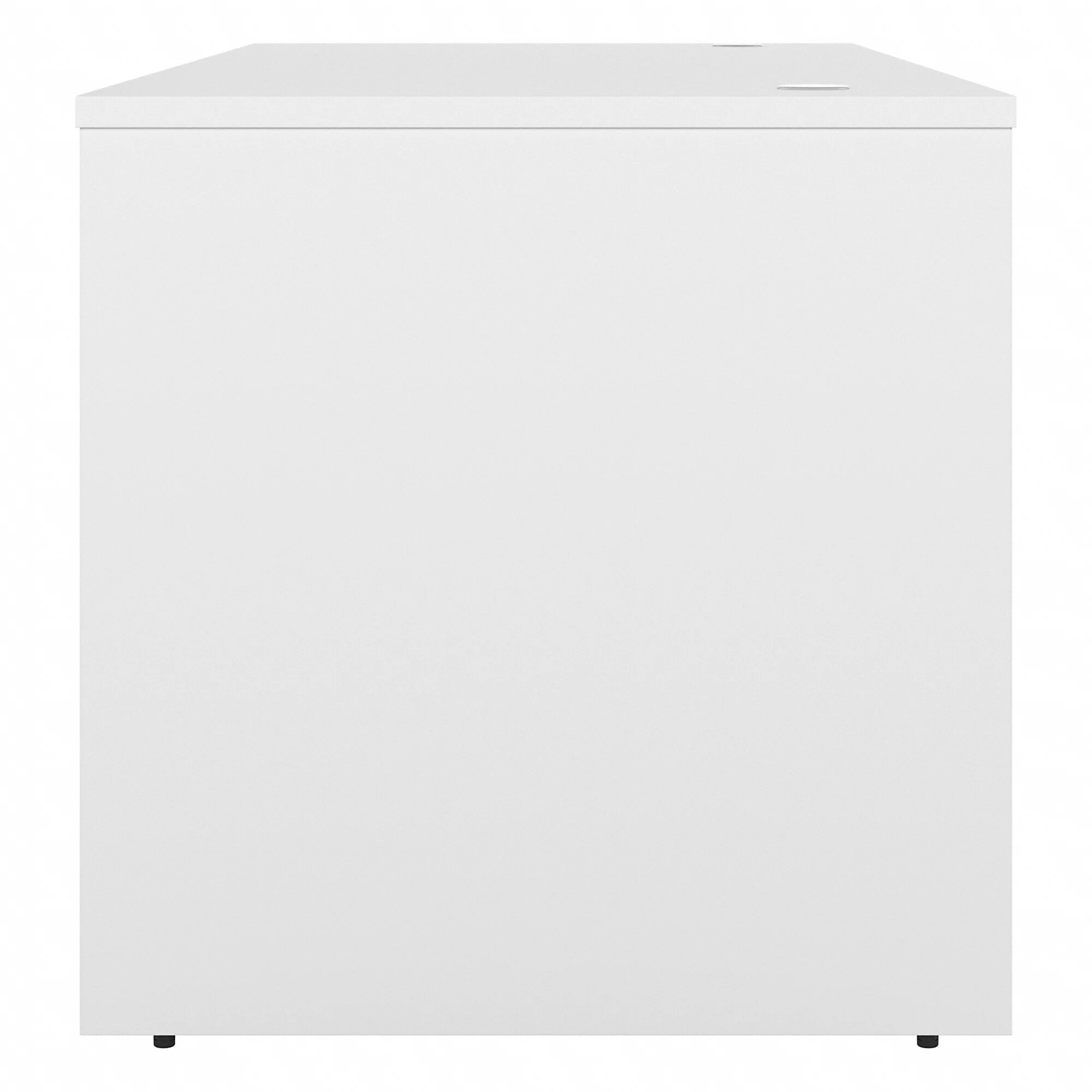 Studio C 66W x 30D Office Desk in White - Engineered Wood