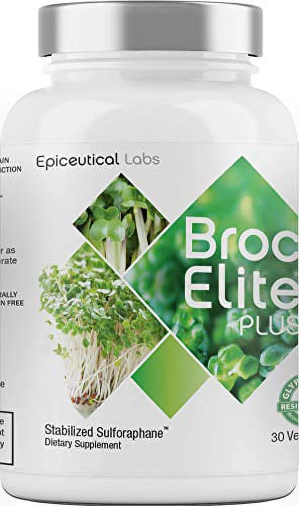 BrocElite - Vitamin and Mineral Supplement - 30 ct - Stabilized Sulforaphane Broccoli Extract - Joint and Mobility Support - Immune Support - Strengthen Existing Neurons, Support Cognitive Health
