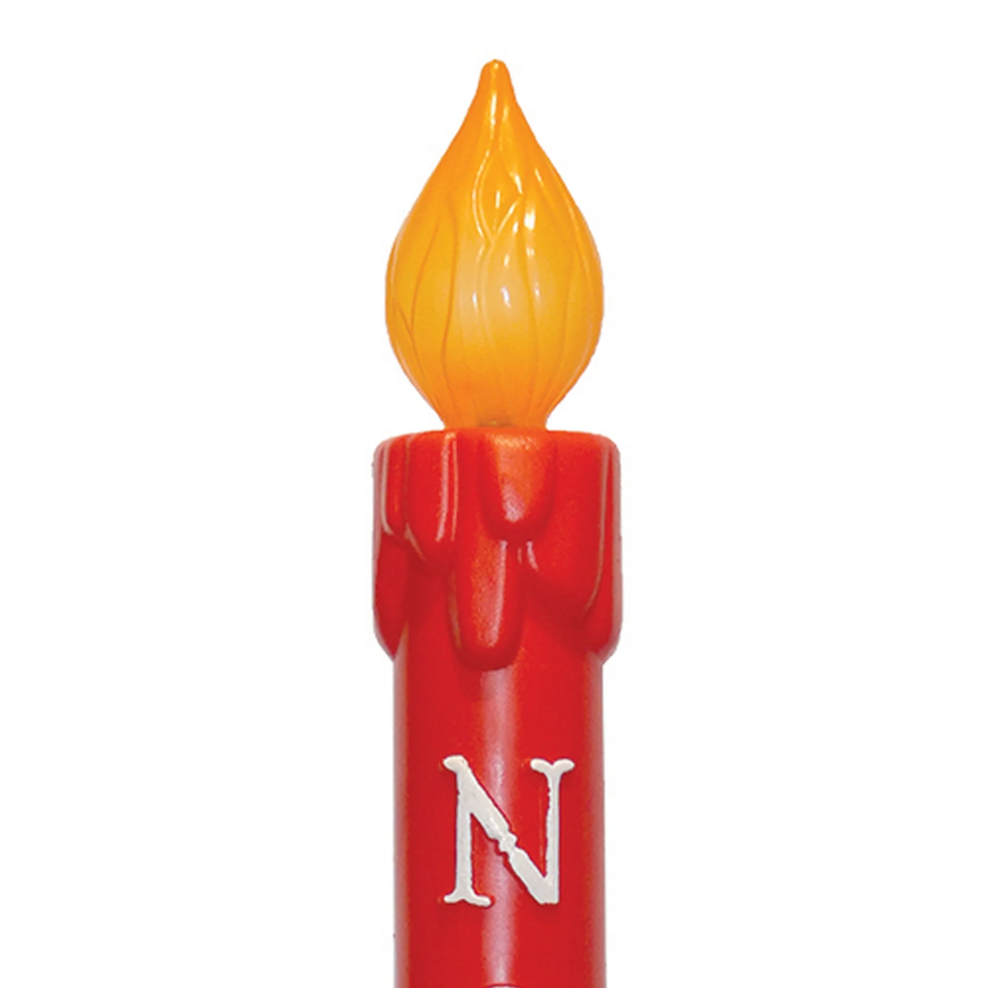 Union Christmas Illuminated 39 Inch Noel Candle with Cord and Light, Red