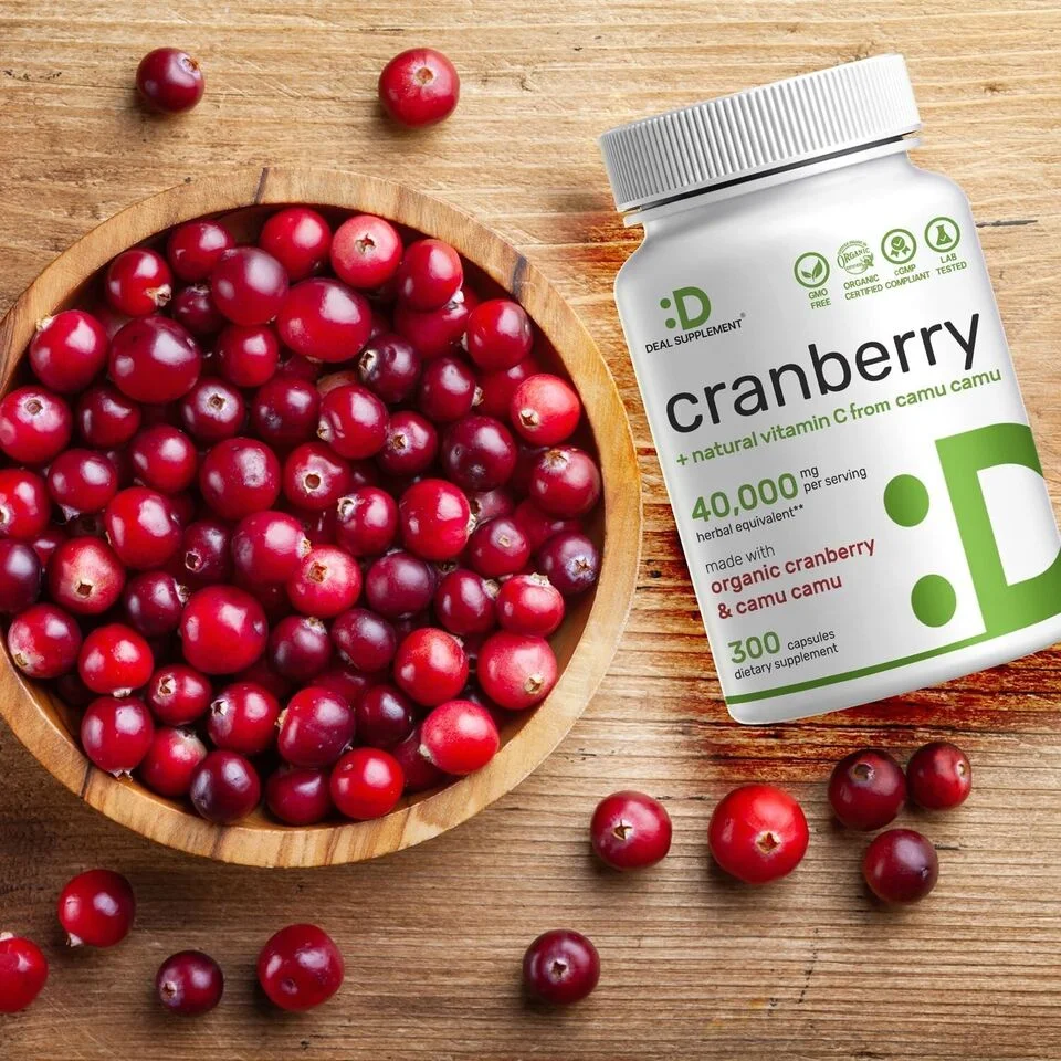 Cranberry Max Strength 40000mg Urinary Tract Support -300 Capsule