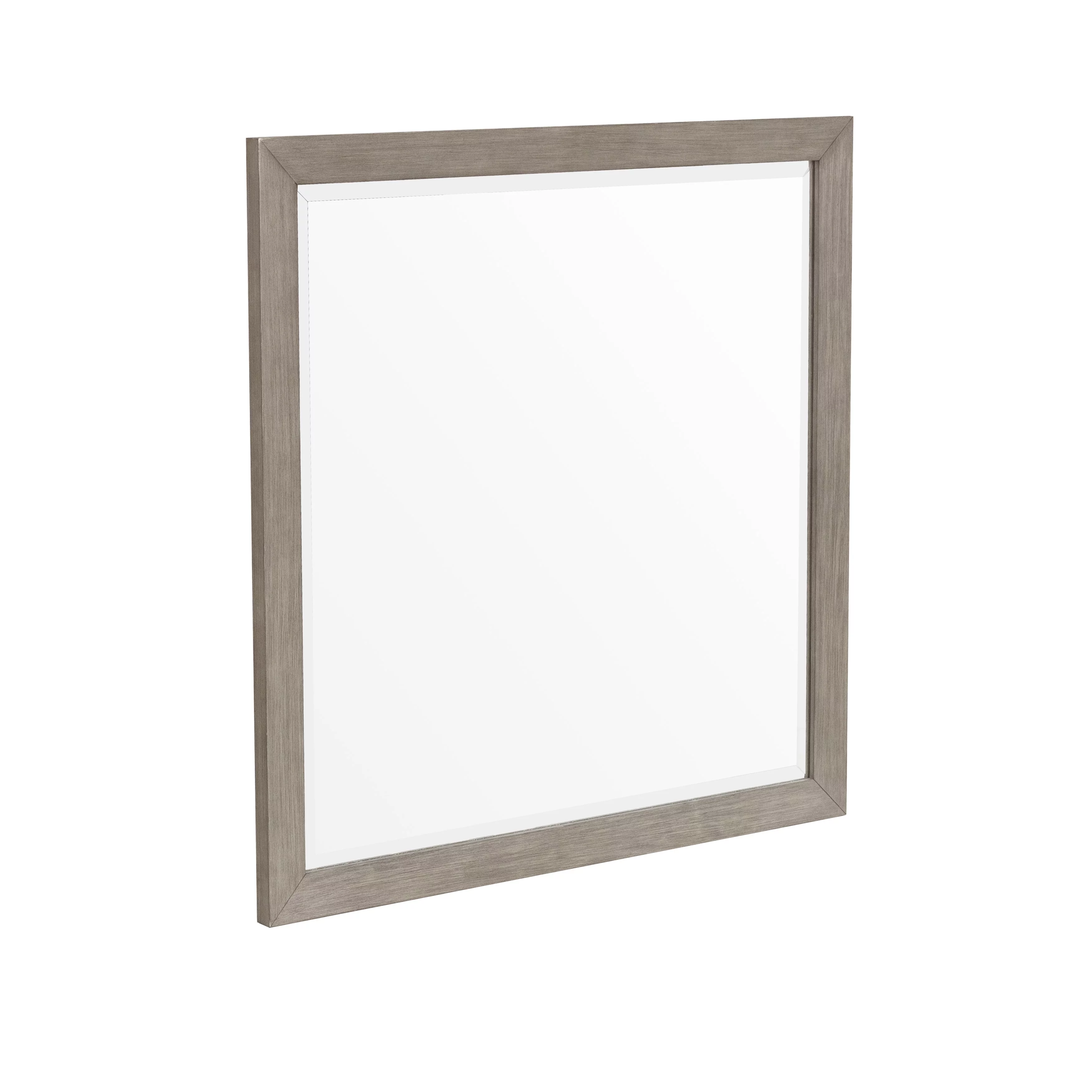 Modern Dresser Mirror in Natural Taupe