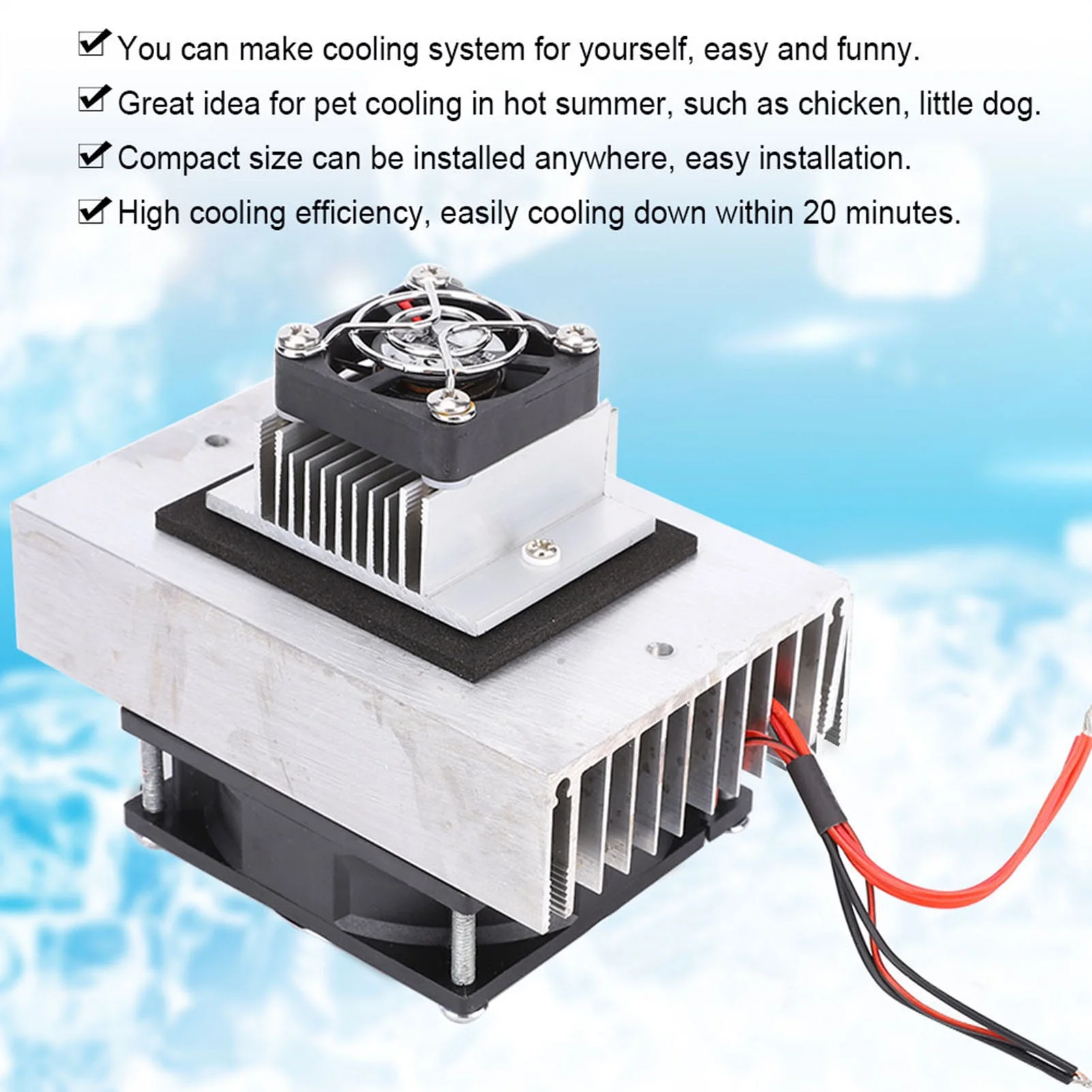 Refrigerator Cooling System - DIY Mini Semiconductor Refrigeration Cooling System Kit DC12V
