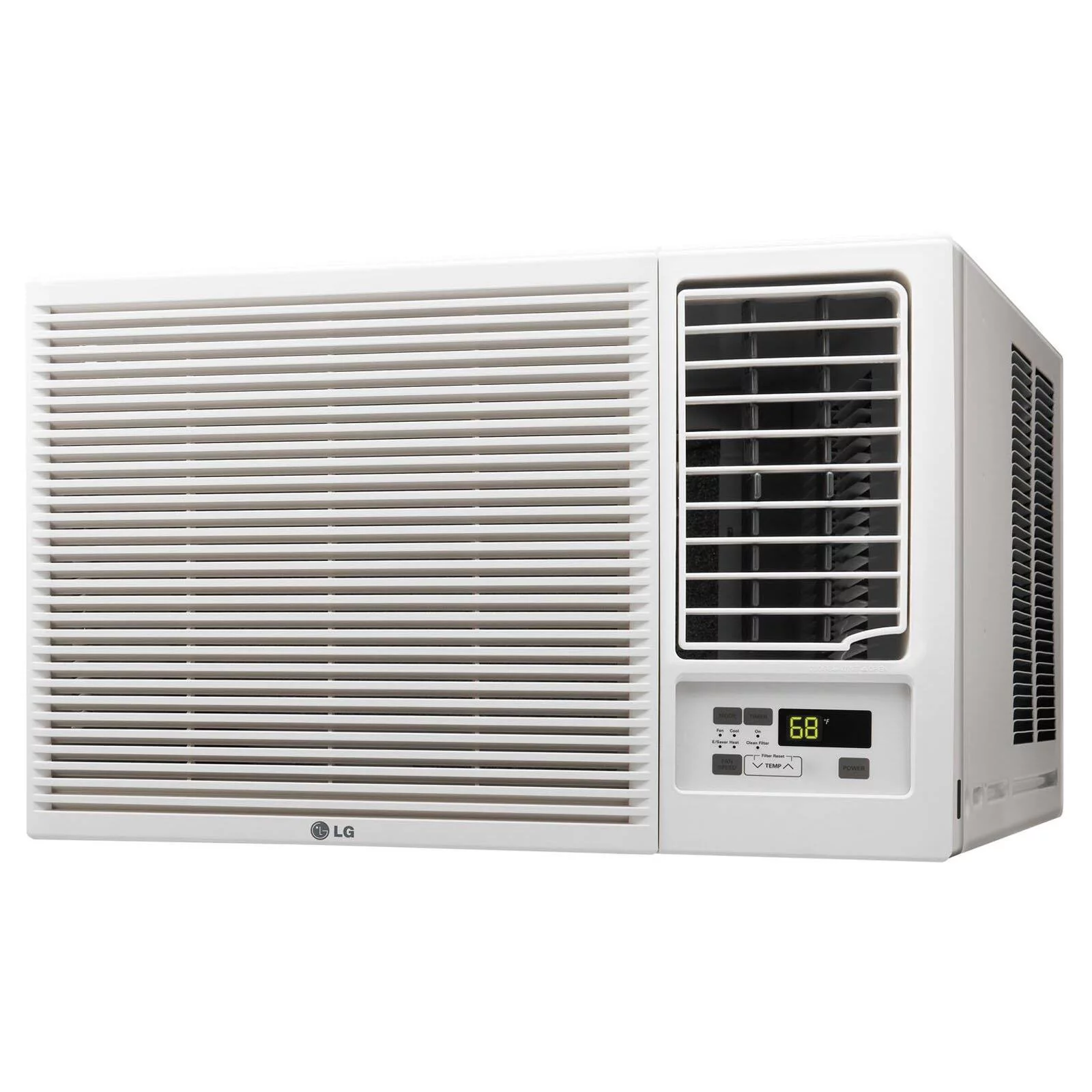 LG 11,500/12,000 BTU 230V Window Air Conditioner with 9,200/11,200 BTU Supplemental Heat Function