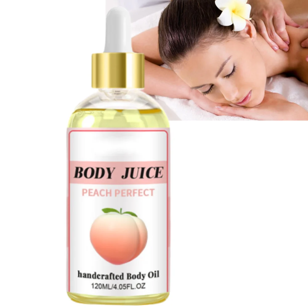 Yuxuan Wild plus Body Juice Oil-Scented Handcrafted, Natural Perfume Body Oil Moisturizing for Women, Peach Perfect, Strawberry Shortcake