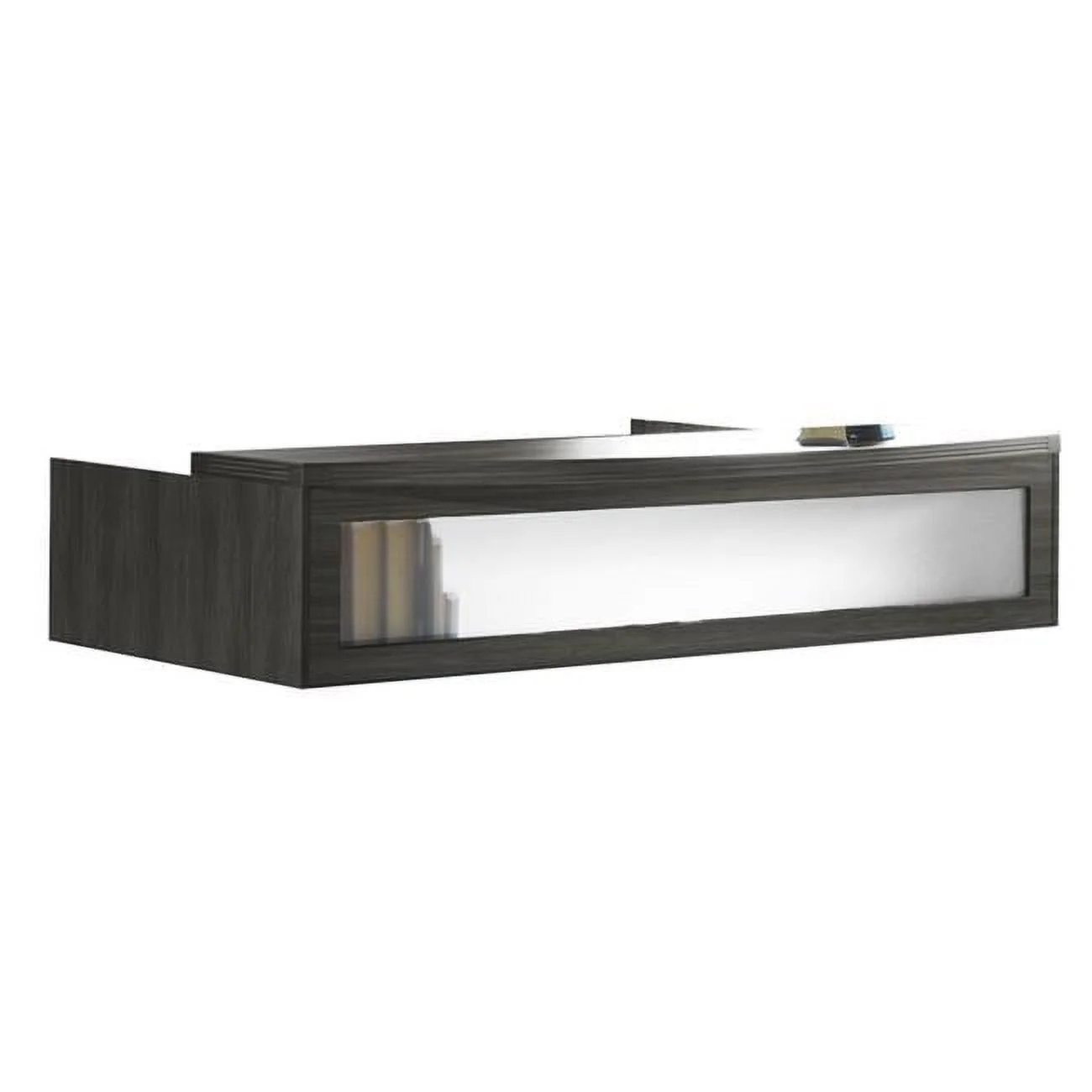 Mayline  Aberdeen Series Reception Transaction Counter, Grey Steel - 15.62 x 72 x 42 in.