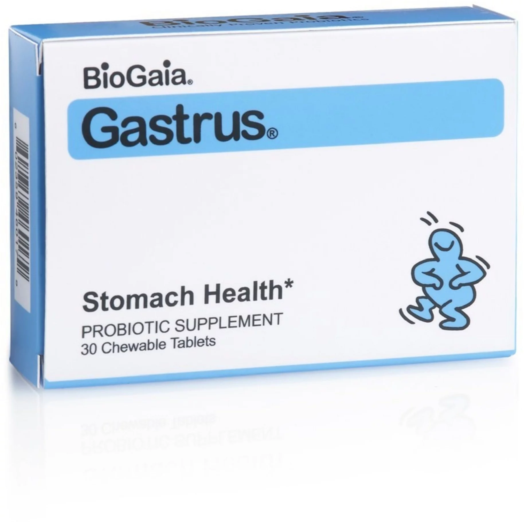 BioGaia Gastrus Chewable Tablets 30 ea (Pack of 4)