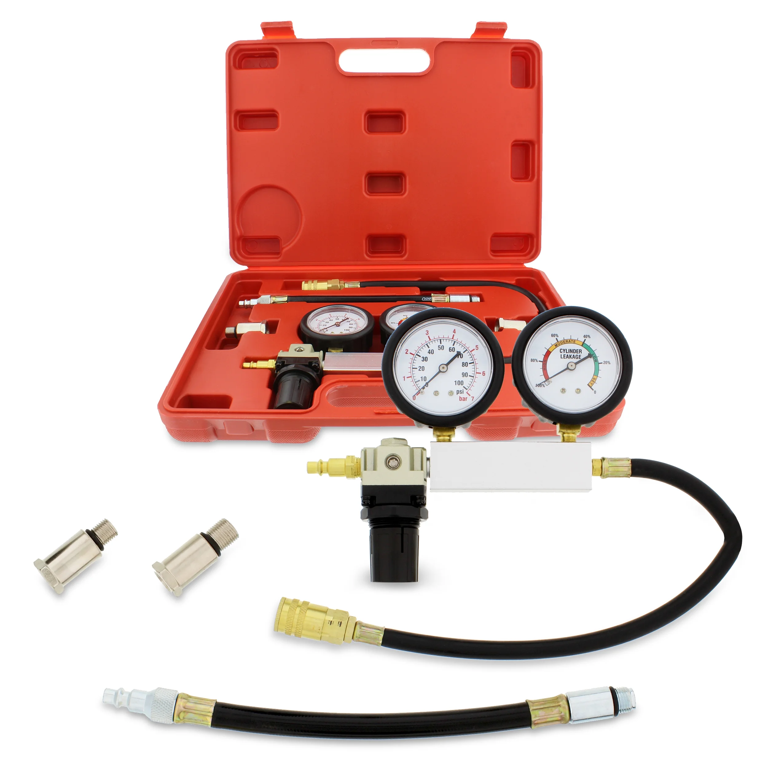 ABN Cylinder Leak Detector & Engine Compression Tester Kit Leakage Test Set