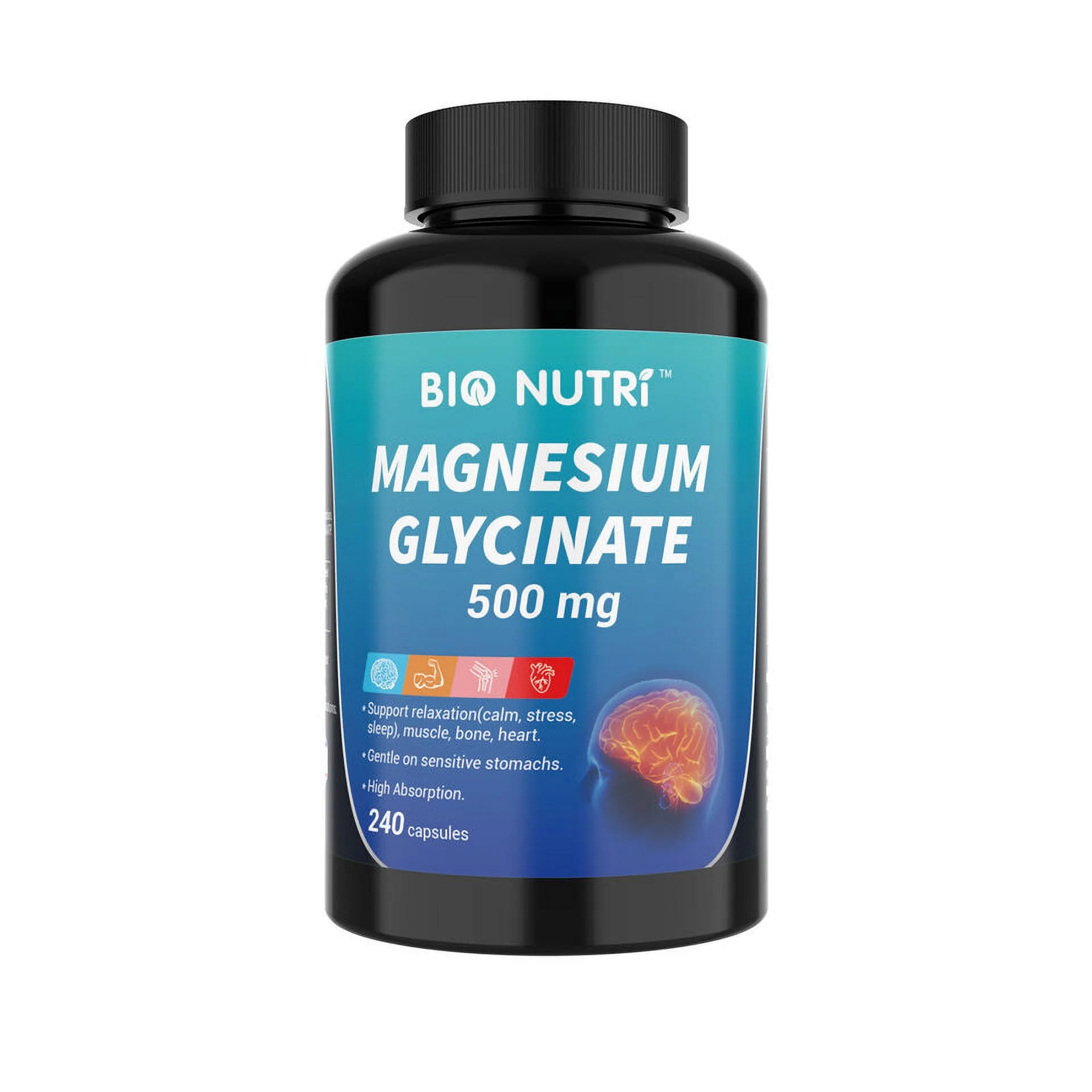 Magnesium Glycinate 1330mg 250 Capsules