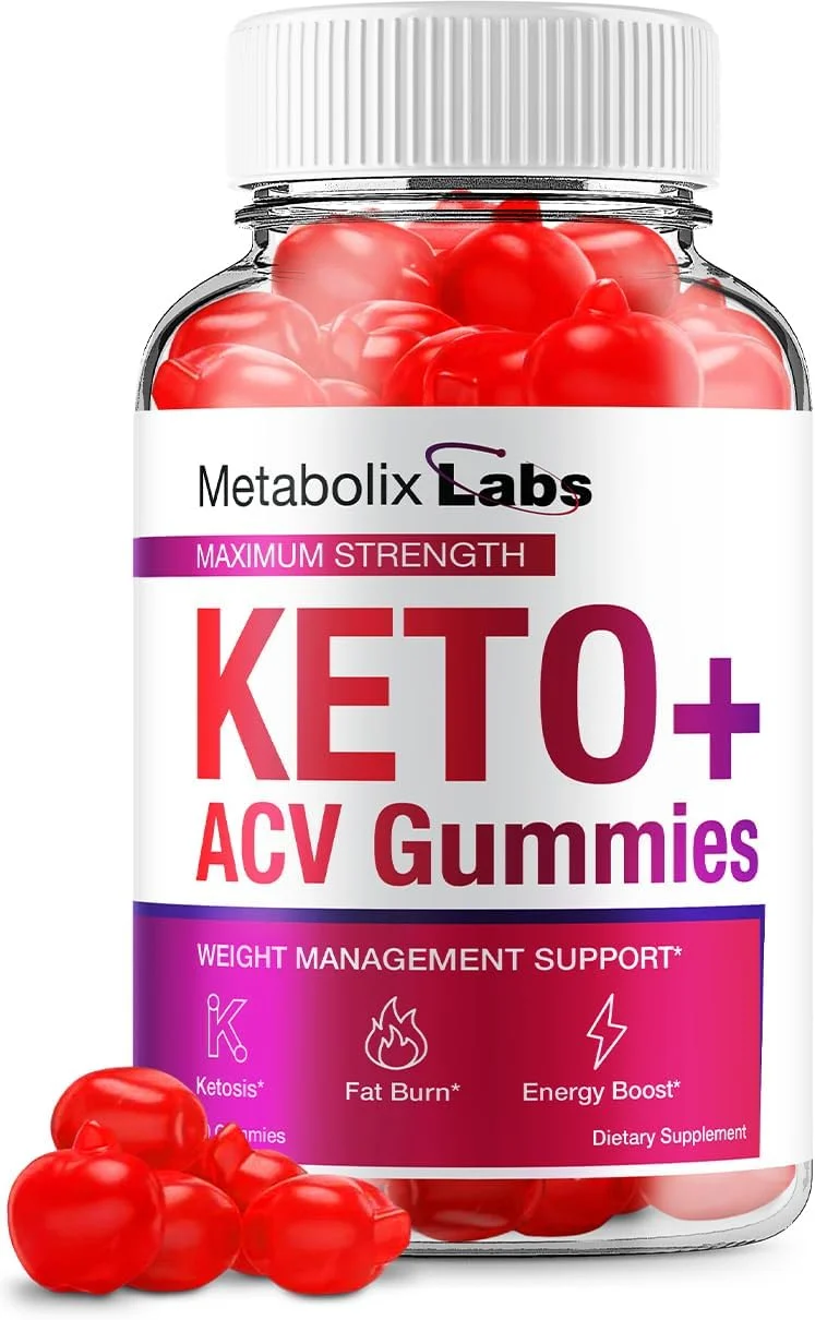 Metabolix Labs Keto ACV Gummies - Official - Keto MetabolixLabs ACV Gummies Advanced Formula Plus Apple Cider Vinegar Dietary Supplement B12 Beet Root Juice Men Women (60 Gummies)