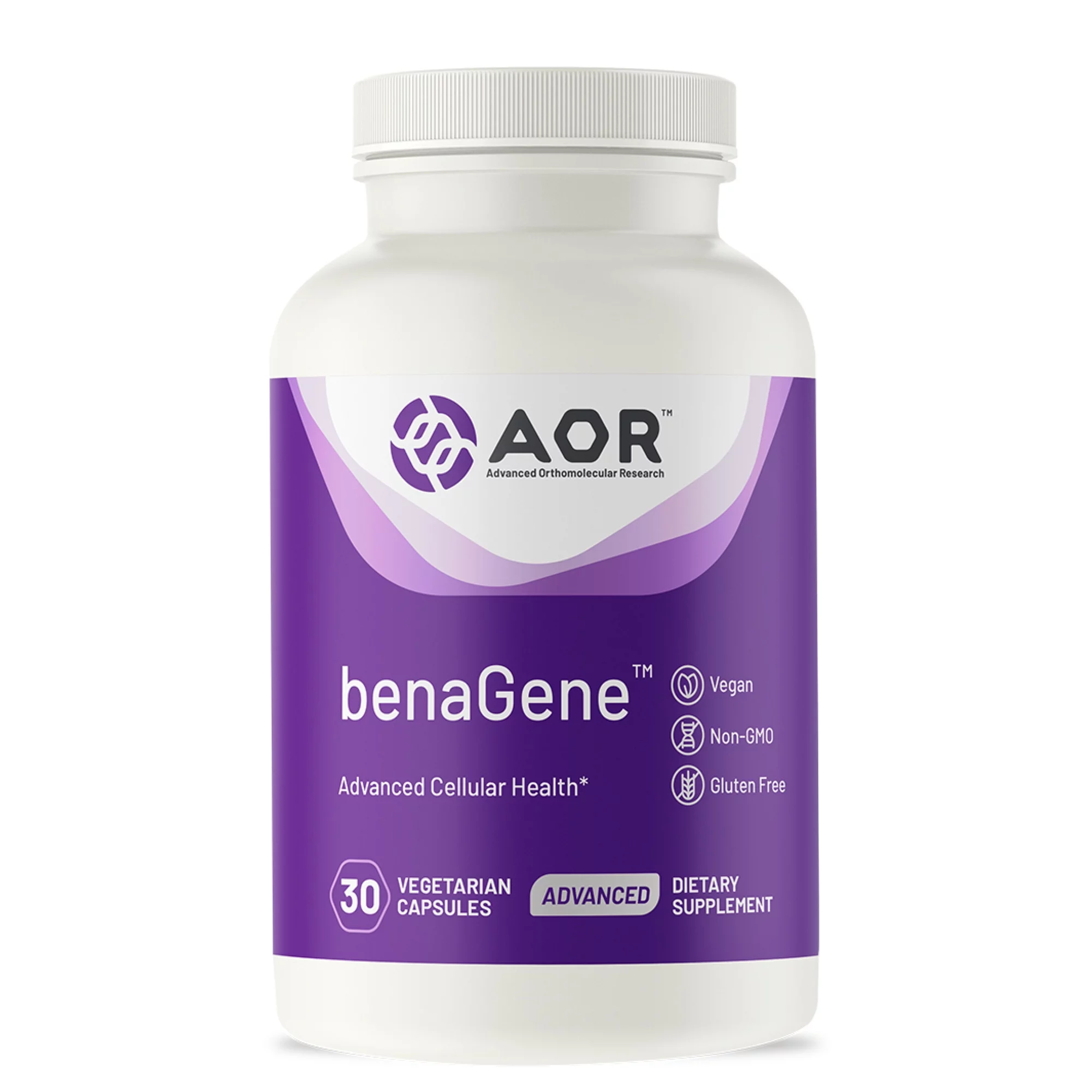 AOR, benaGene, Supports Healthy Aging, Energy and Longevity, Dietary Supplement, 30 Servings (30 Capsules)