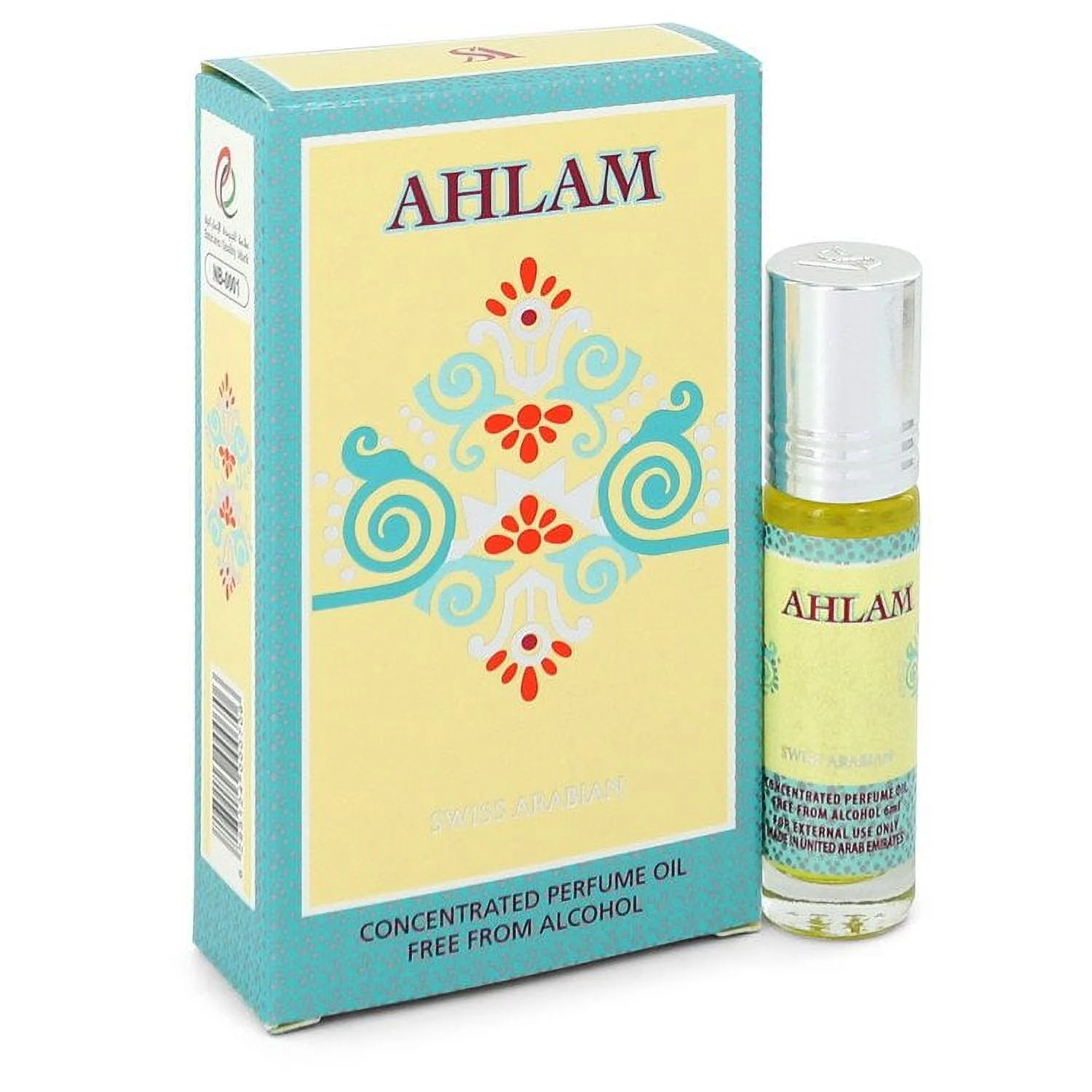 Swiss Arabian Ahlam by Swiss Arabian Concentrated Perfume Oil Free from Alcohol .20 oz for Women