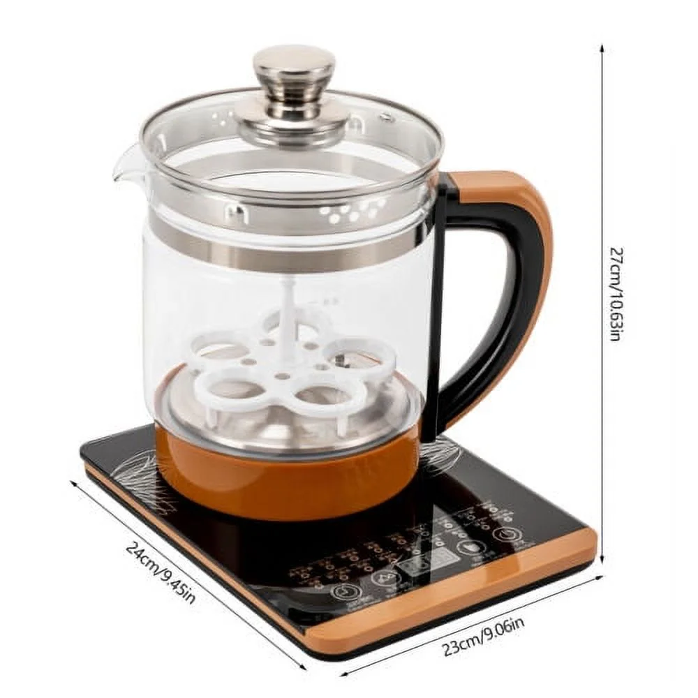 Electric Tea Kettle Hot Water Boiler Pot 1.8L With Filter & Digital Heating Base