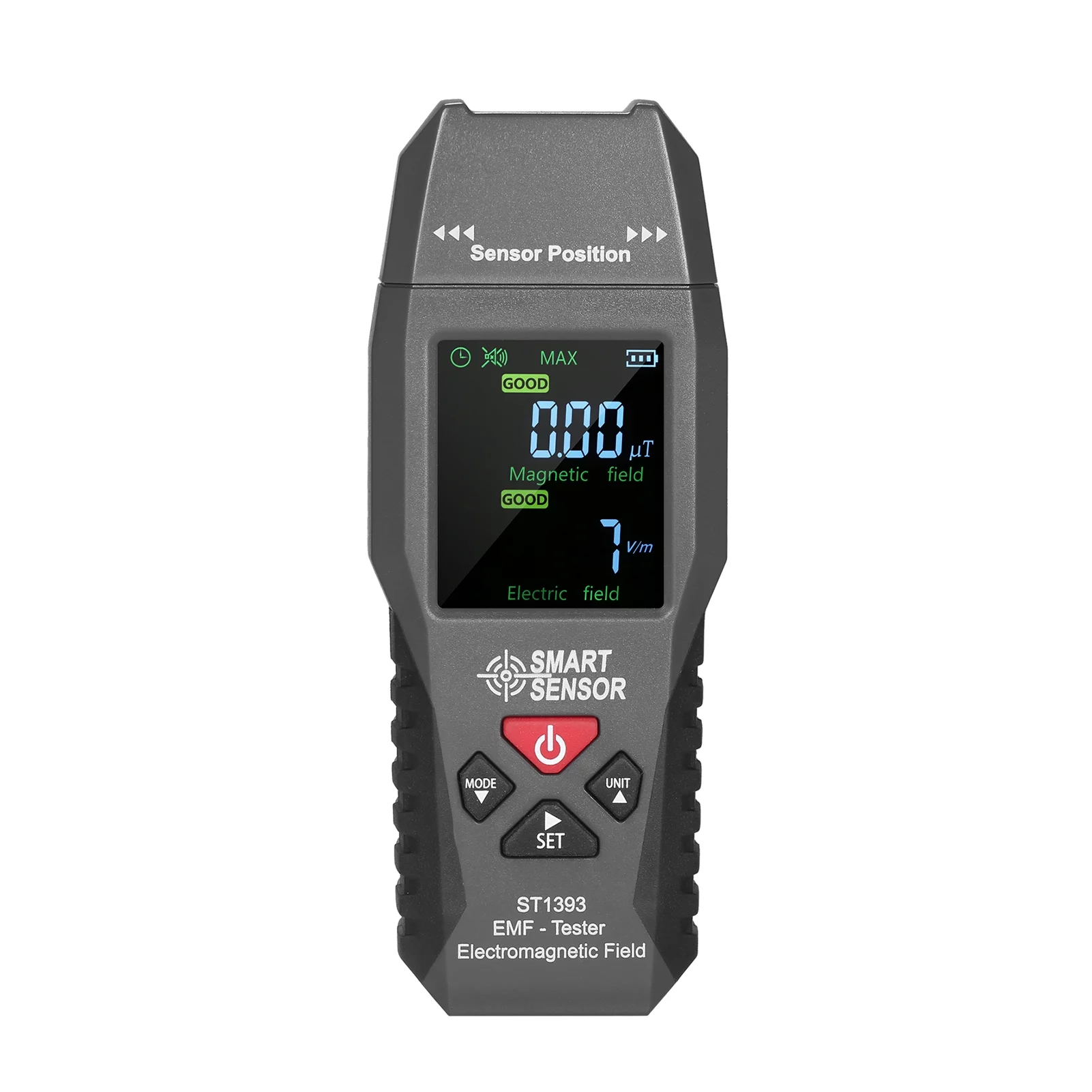 Walmeck SMART SENSOR ST1393 EMF Meter for Handheld Mini Digital Electromagnetic Field Radiation Testing