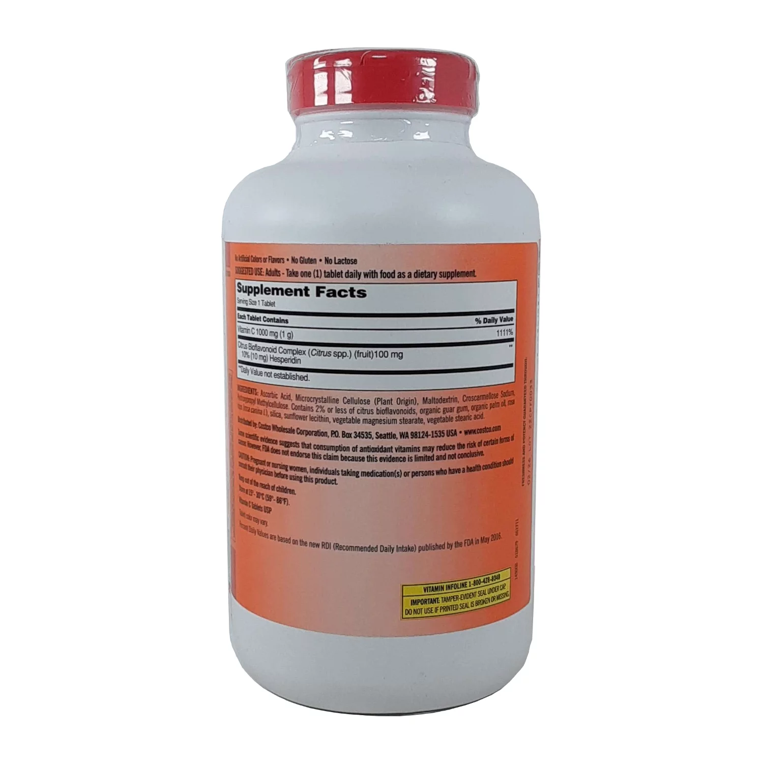 Kirkland Signature Vitamin C 1000 mg., 500 Tablets