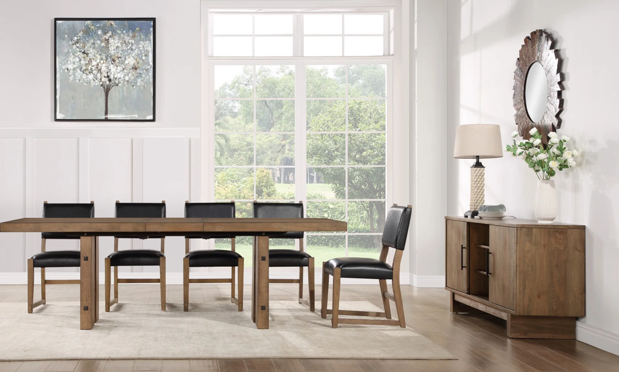 Atmore Dark Driftwood Wood Side Chair - Set of 2