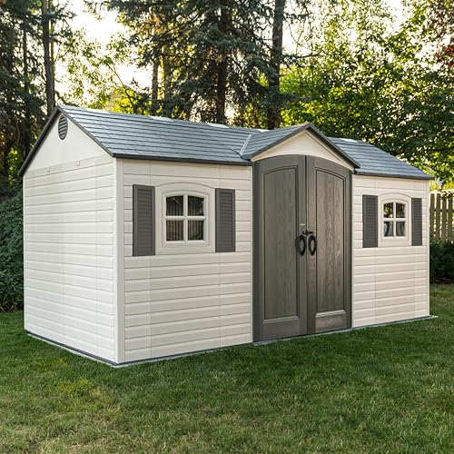 Lifetime Outdoor Storage Shed, 15 x 8 Foot