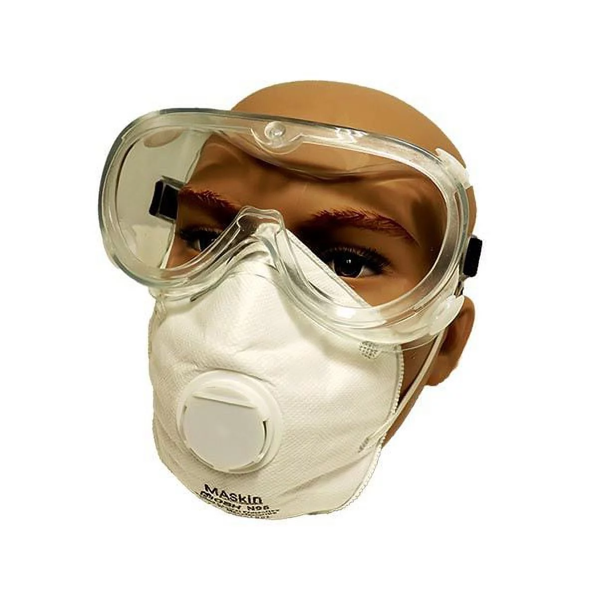 Clear Anti-Fog Safety Goggles with Adjustable Headbands and UV Protection, Indirect Vents - 200 Pieces