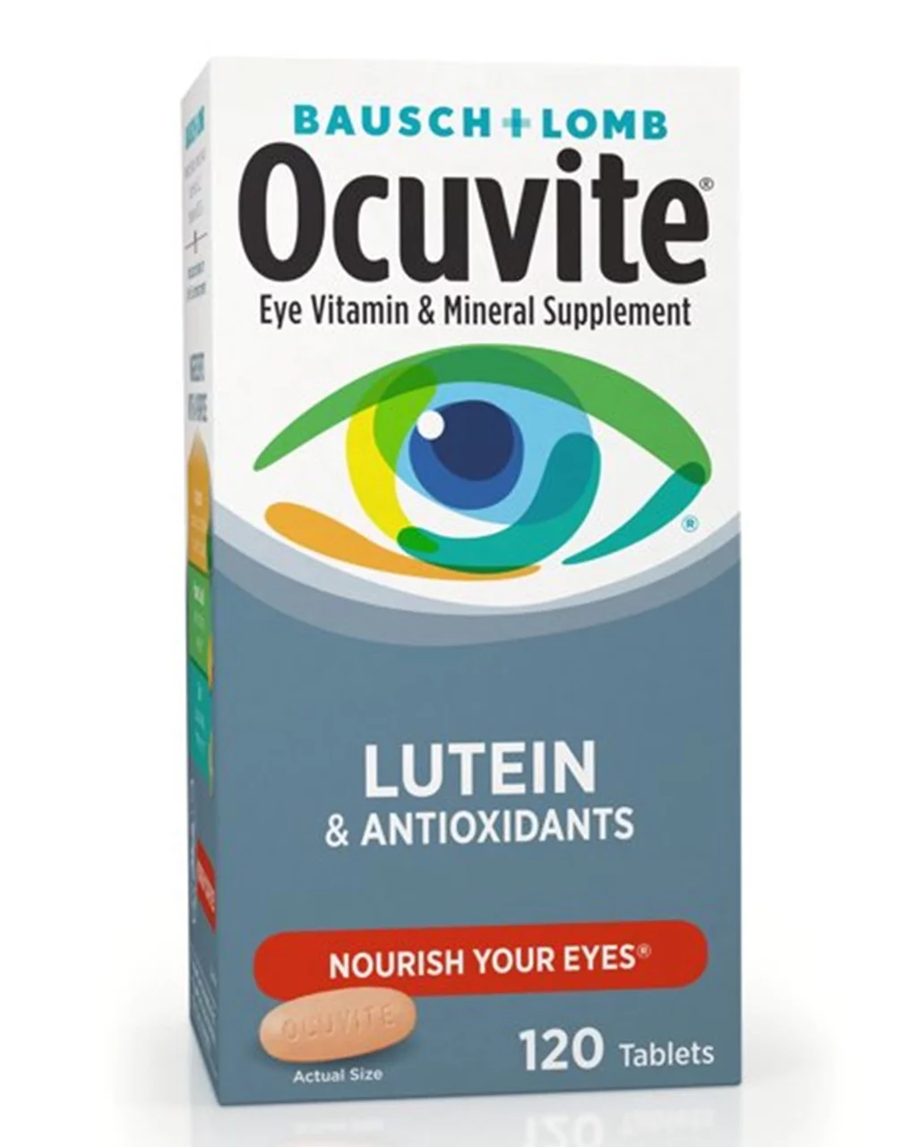 Bausch + Lomb Ocuvite with Lutein Tablets - 120 Tablets