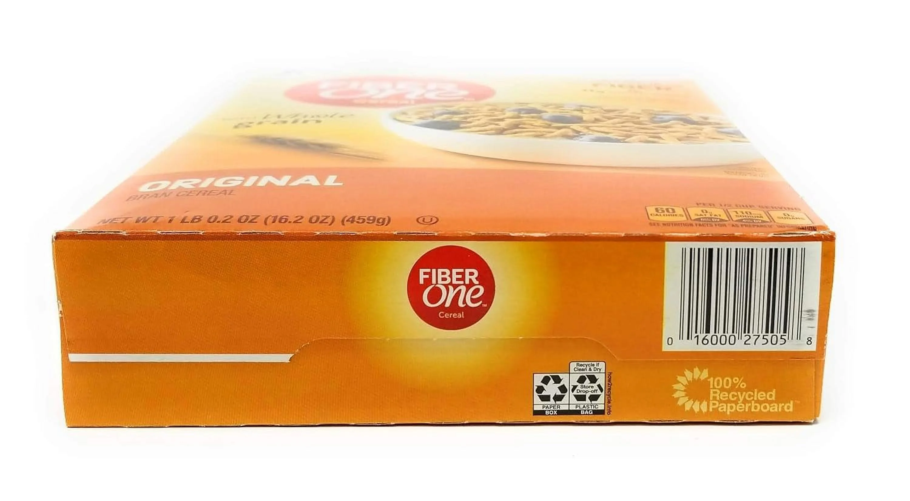 Fiber One Cereal, Bran, Original, 16.2 Oz, (Pack Of 3)
