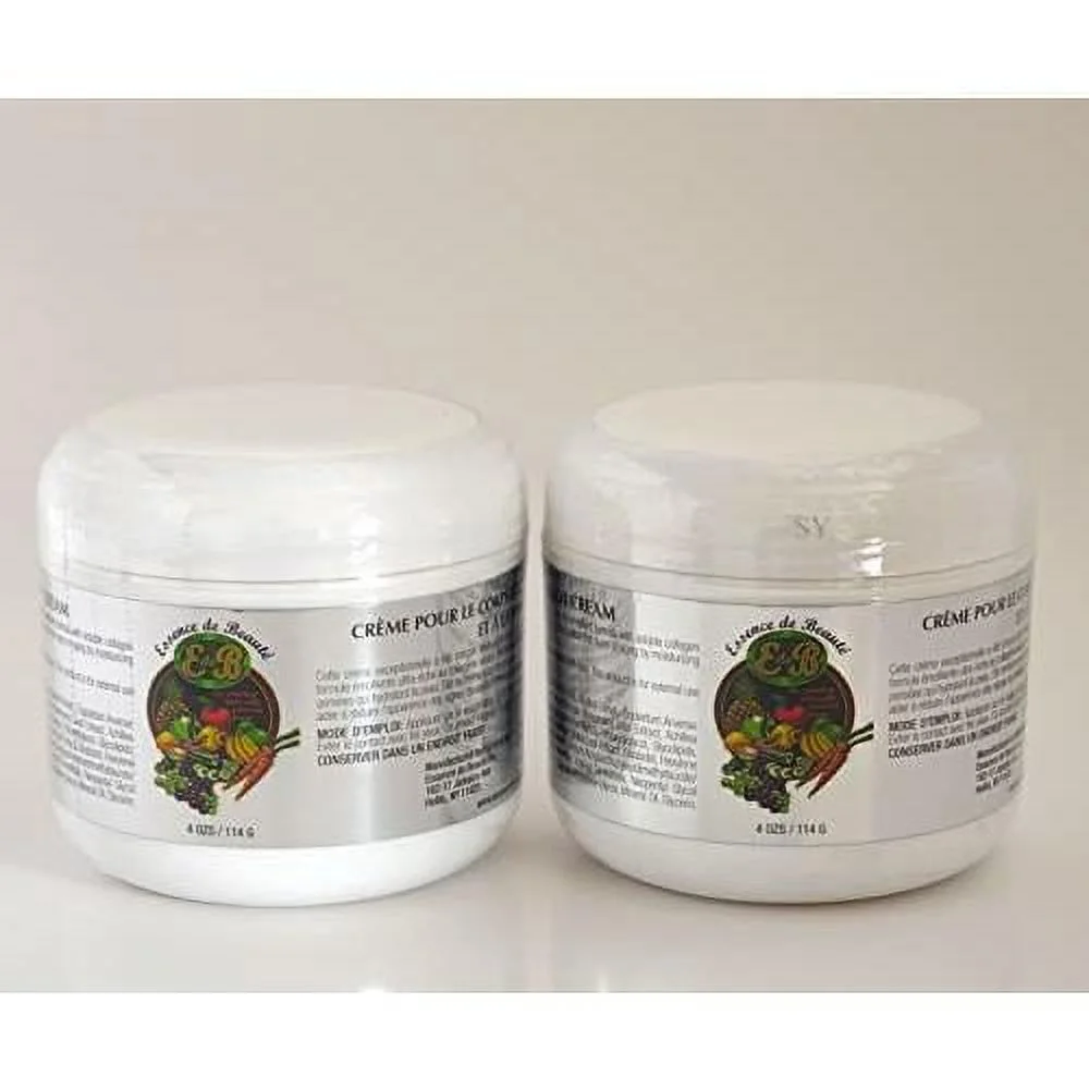 cream 4oz - pack of 2 with roll on perfume sample!