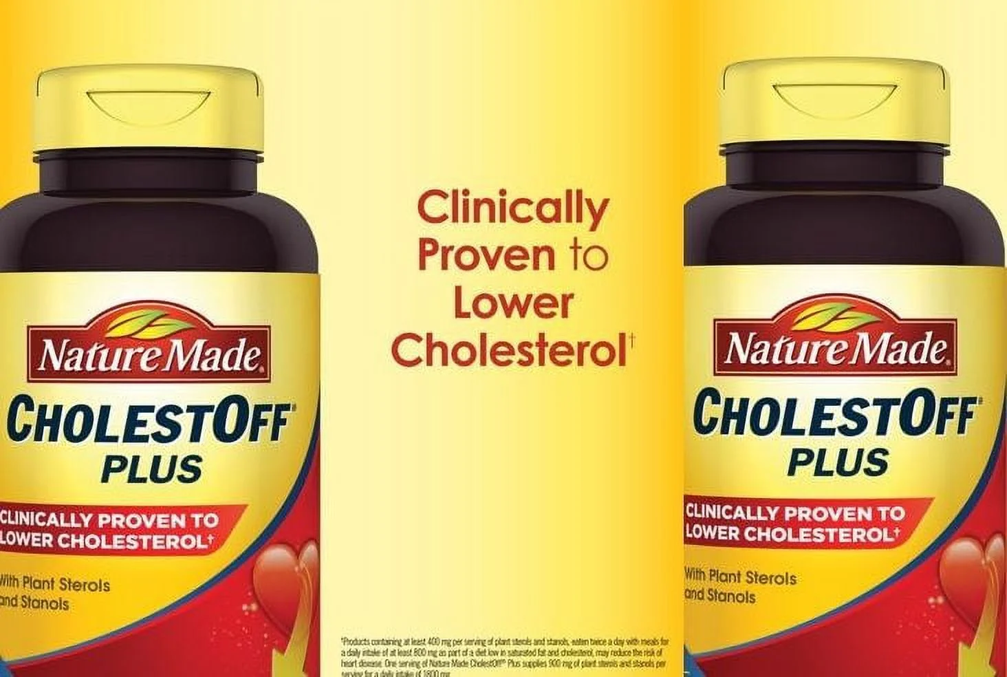 2 Bottles Of 200 Nature Made CholestOff Plus Softgels 450 mg,