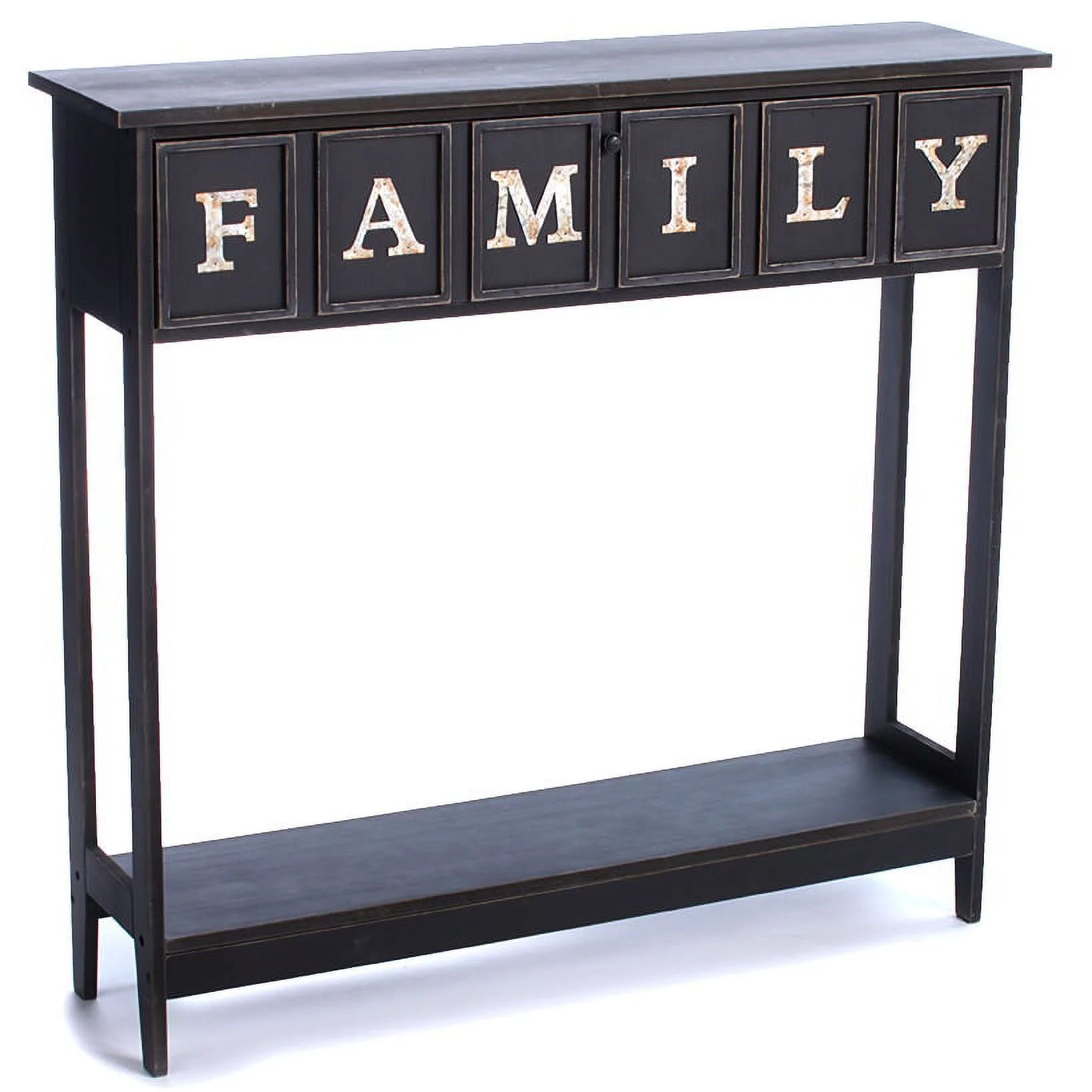 Console Sentiment Accent Table - Family - Black