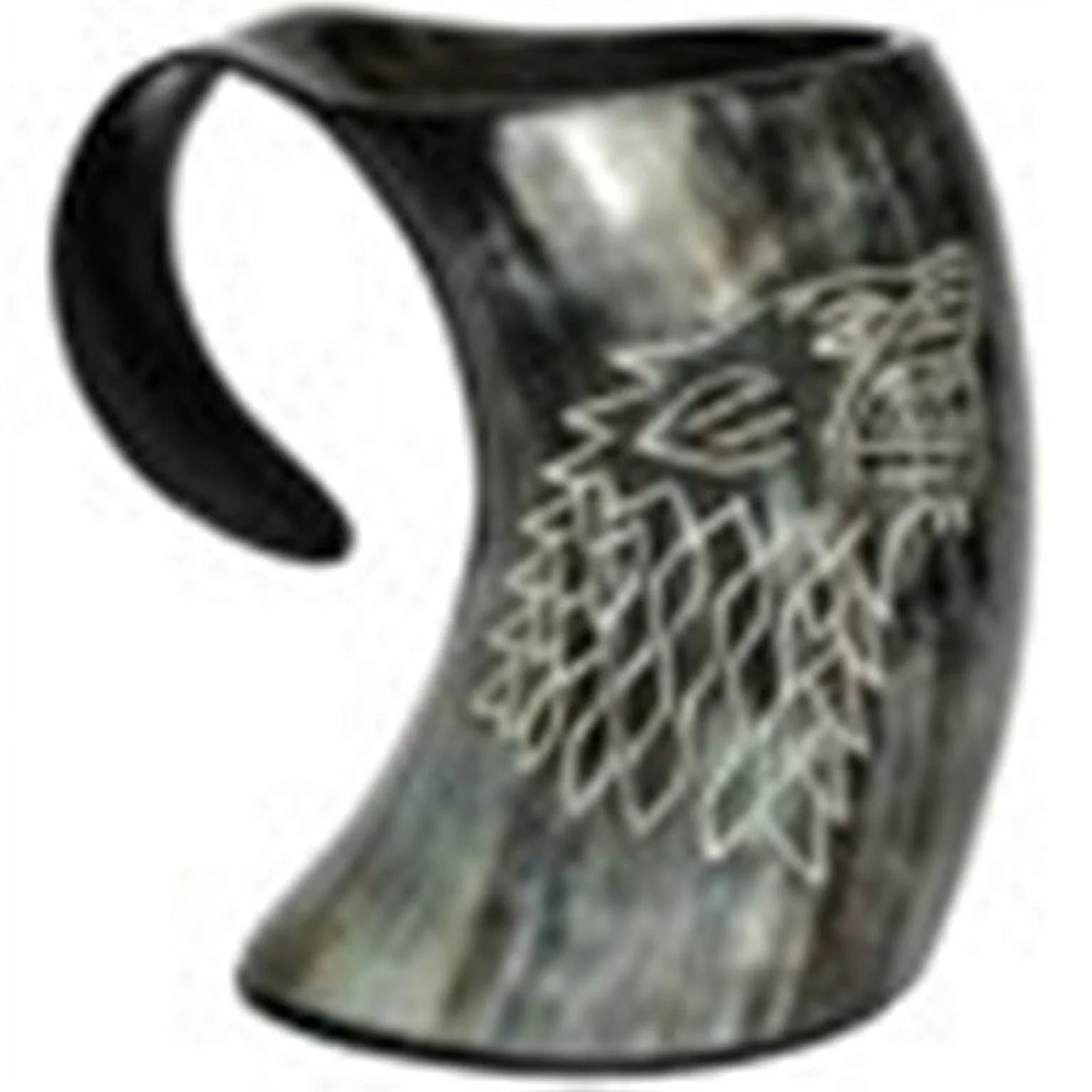 Thor Instruments Vikings drinking horn mug wolf carved tankard for beer wine Home Decor Gift