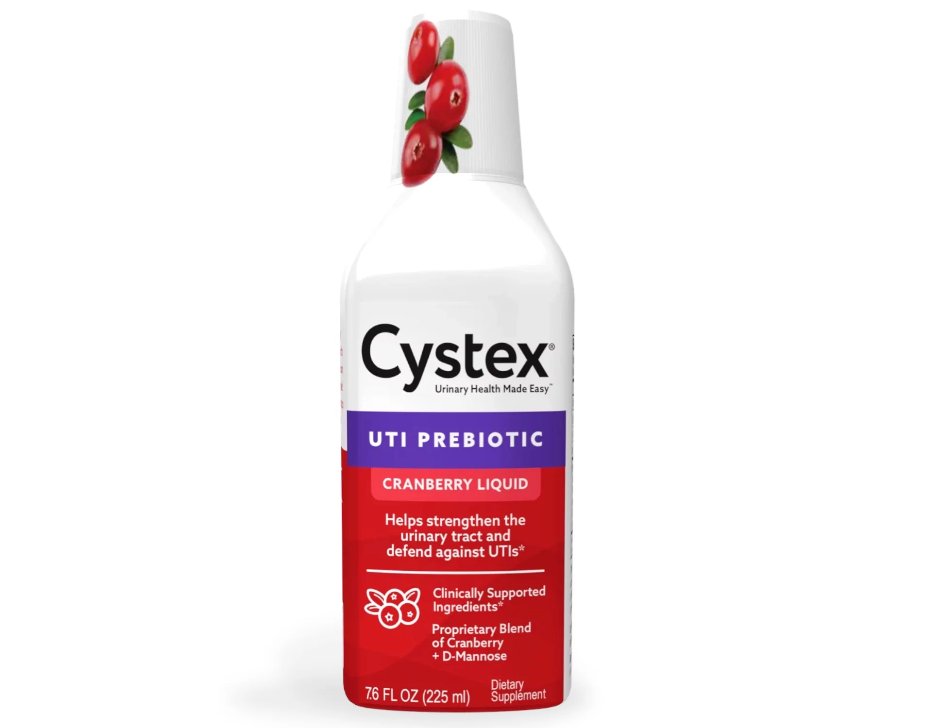 4 Pack - Cystex Urinary Health Cranberry Flavor 7.6oz Each