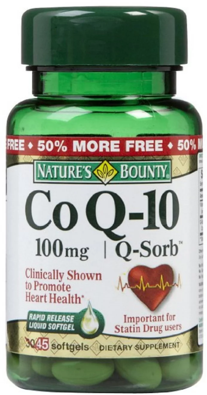 Nature's Bounty Q-Sorb Co Q-10 100 mg Softgels 45 ea (Pack of 3)