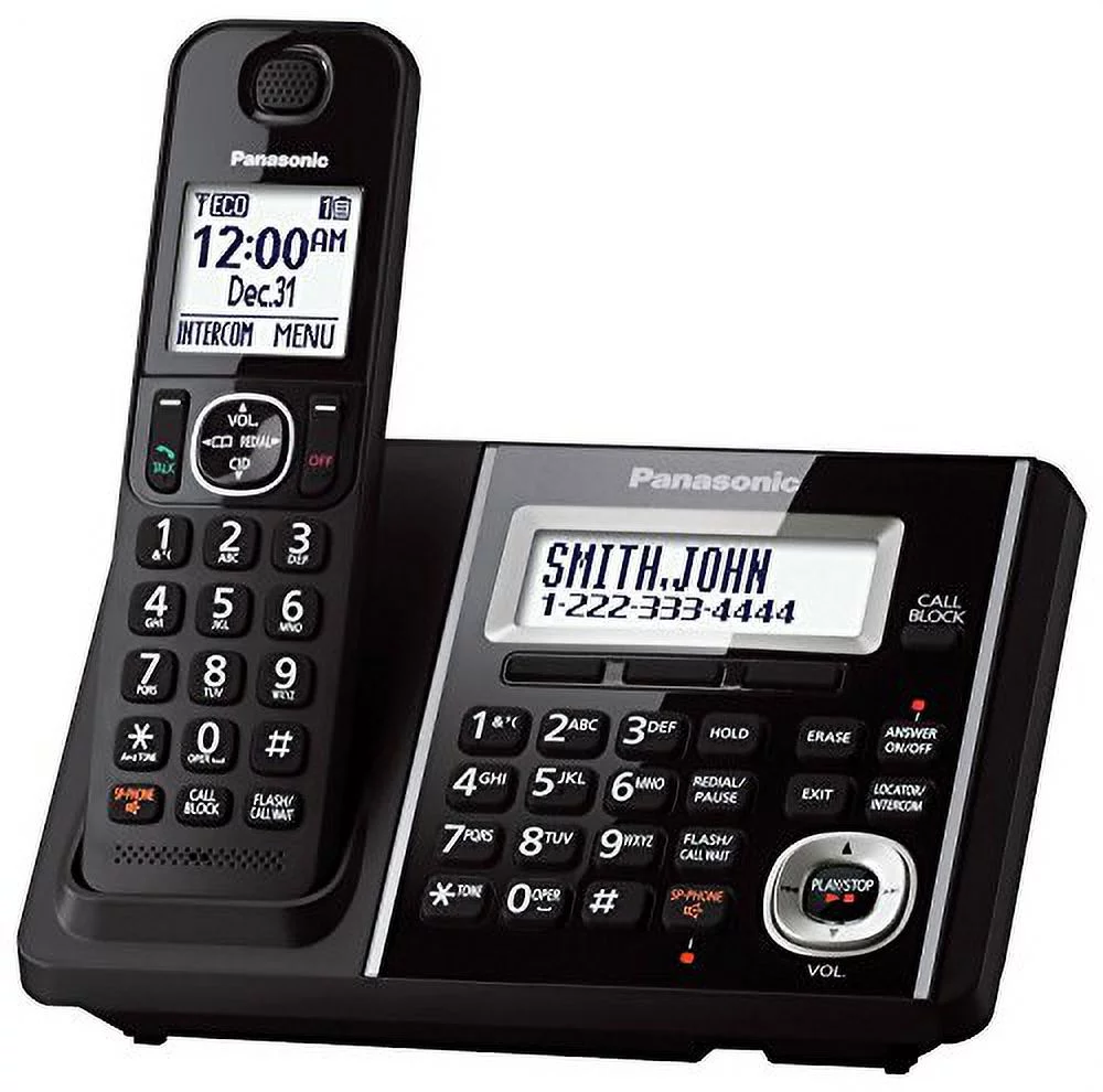 Pre-Owned Panasonic KXTGF340B Dect 1-Handset Landline Telephone (Refurbished)