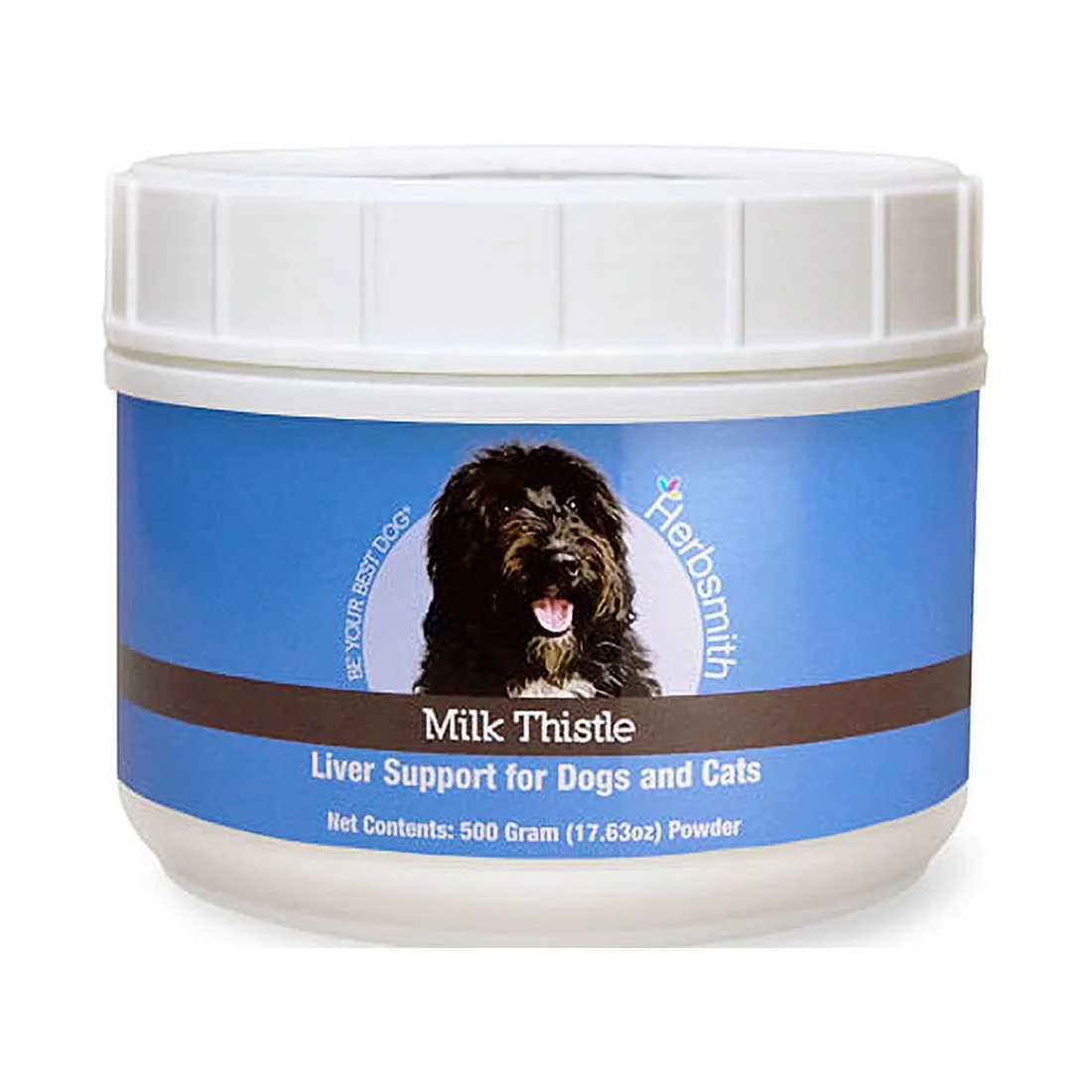 Herbsmith Organic Milk Thistle for Dogs and Cats – Liver Supplement for Dogs & Cats – A – 500g Powder