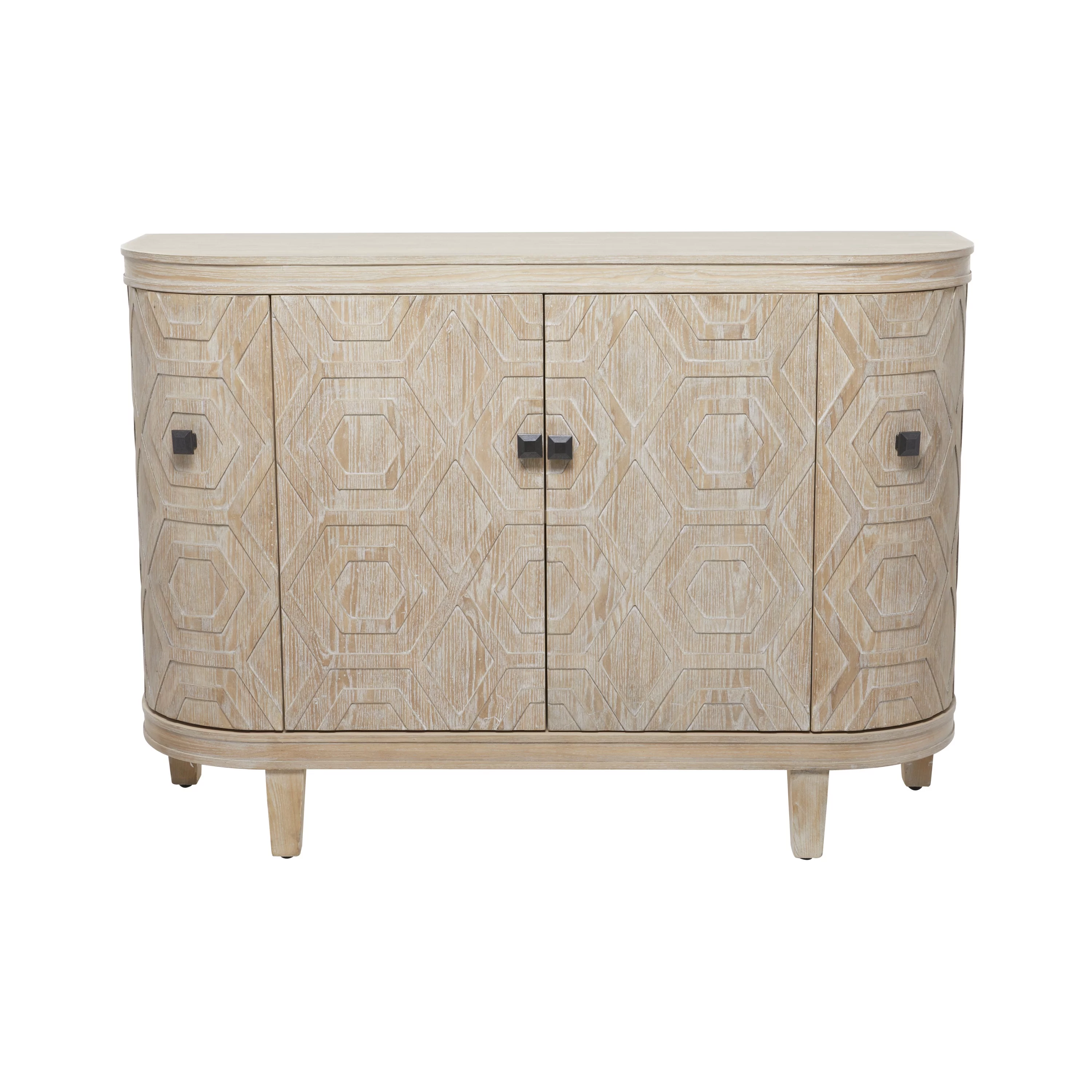 DecMode Wood Traditional Cabinet with a Neutral Palette, 47