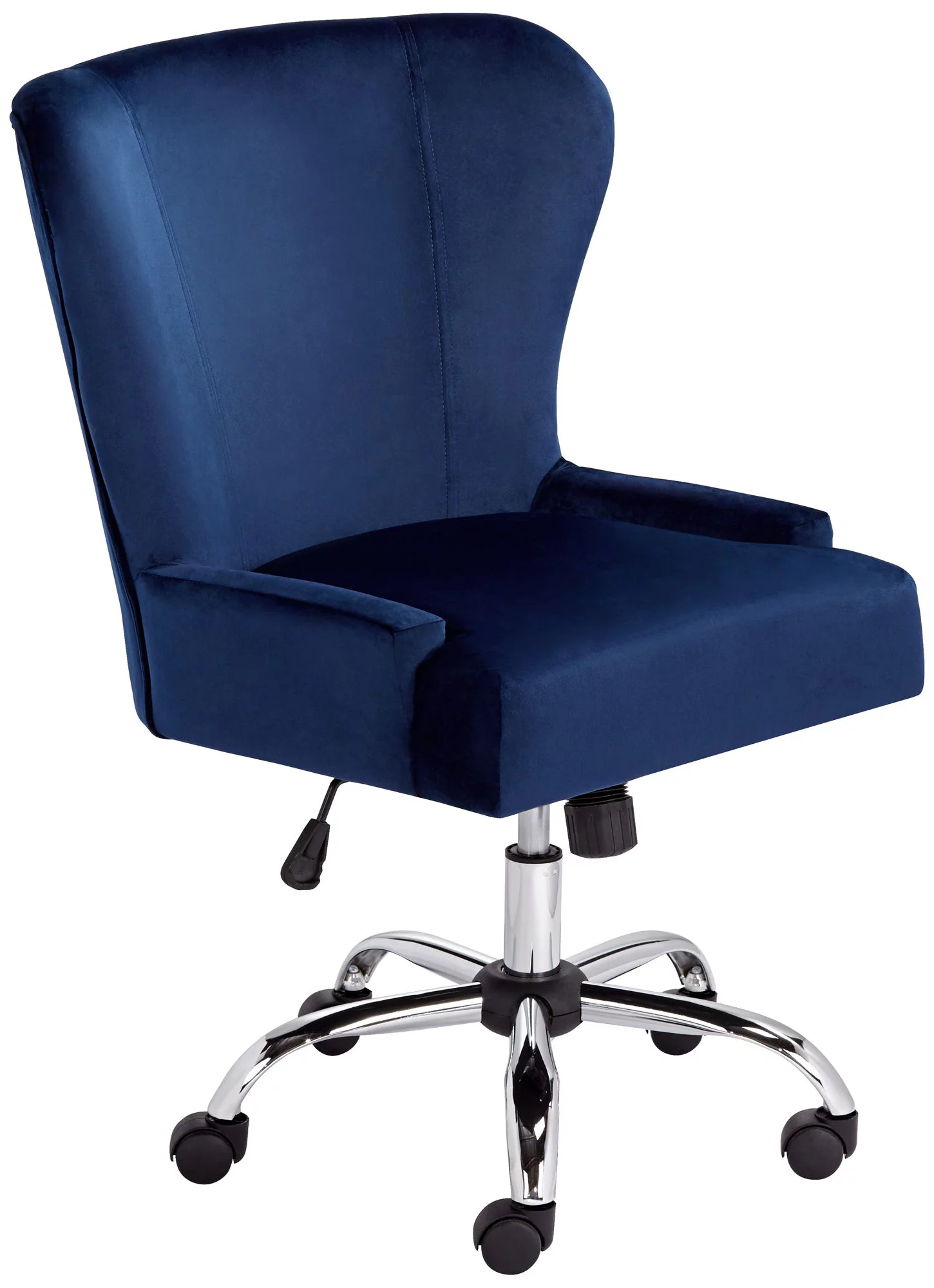 Studio 55D Erin Blue Fabric Adjustable Office Chair