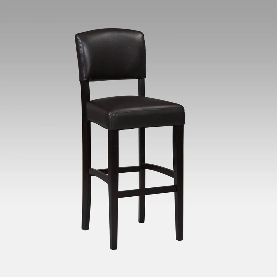Linon Monaco Full Back Wood Counter Stool, 24