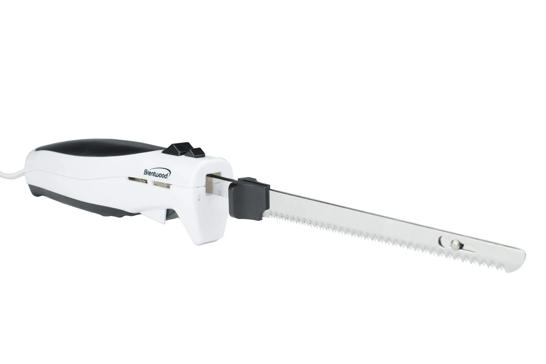 Brentwood Appliances 7in. Electric Carving Knife - White