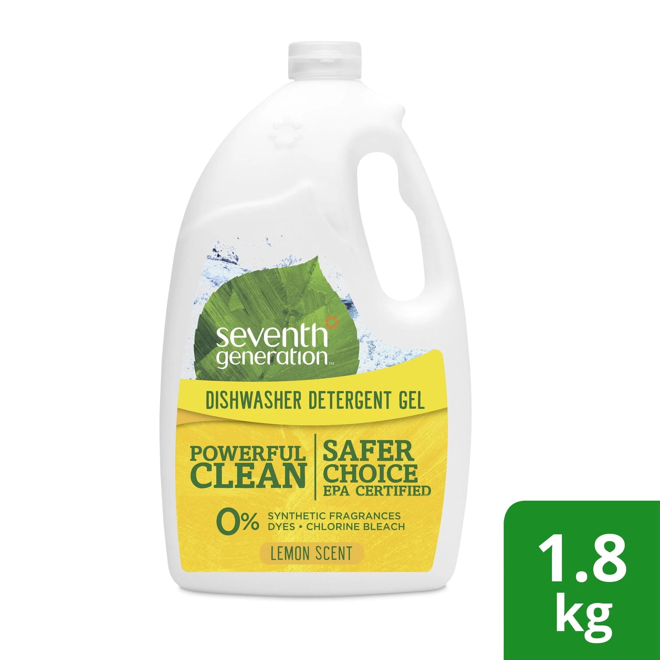 Seventh Generation Clean with Purpose Dishwasher Detergent, Lemon, 70 oz