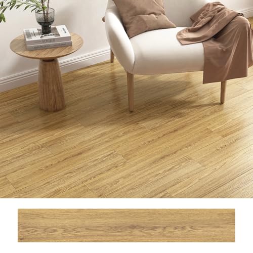 Decotalk 36 Pack 52 Sq.Ft Peel and Stick Tiles Vinyl Wood Flooring Planks, Bathroom Floor Tile Peel and Stick Waterproof, Wood Grain Tile Floor Laminate Flooring Adhesive