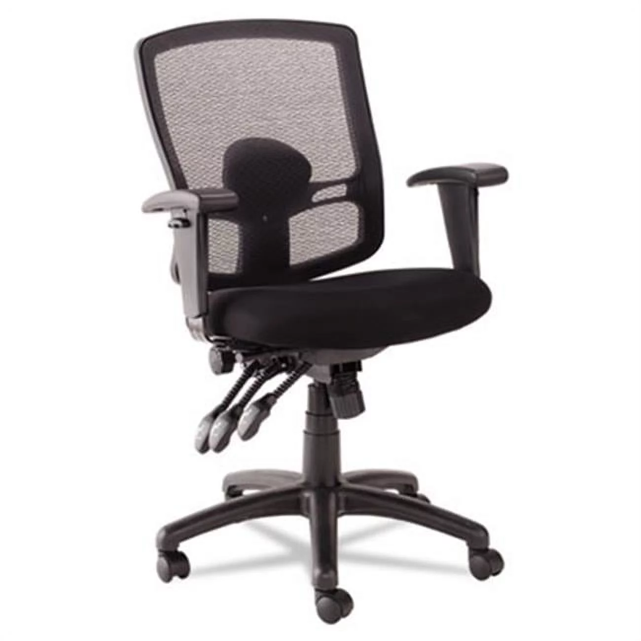 Etros Series Petite Mid-Back Multifunction Mesh Chair, Black