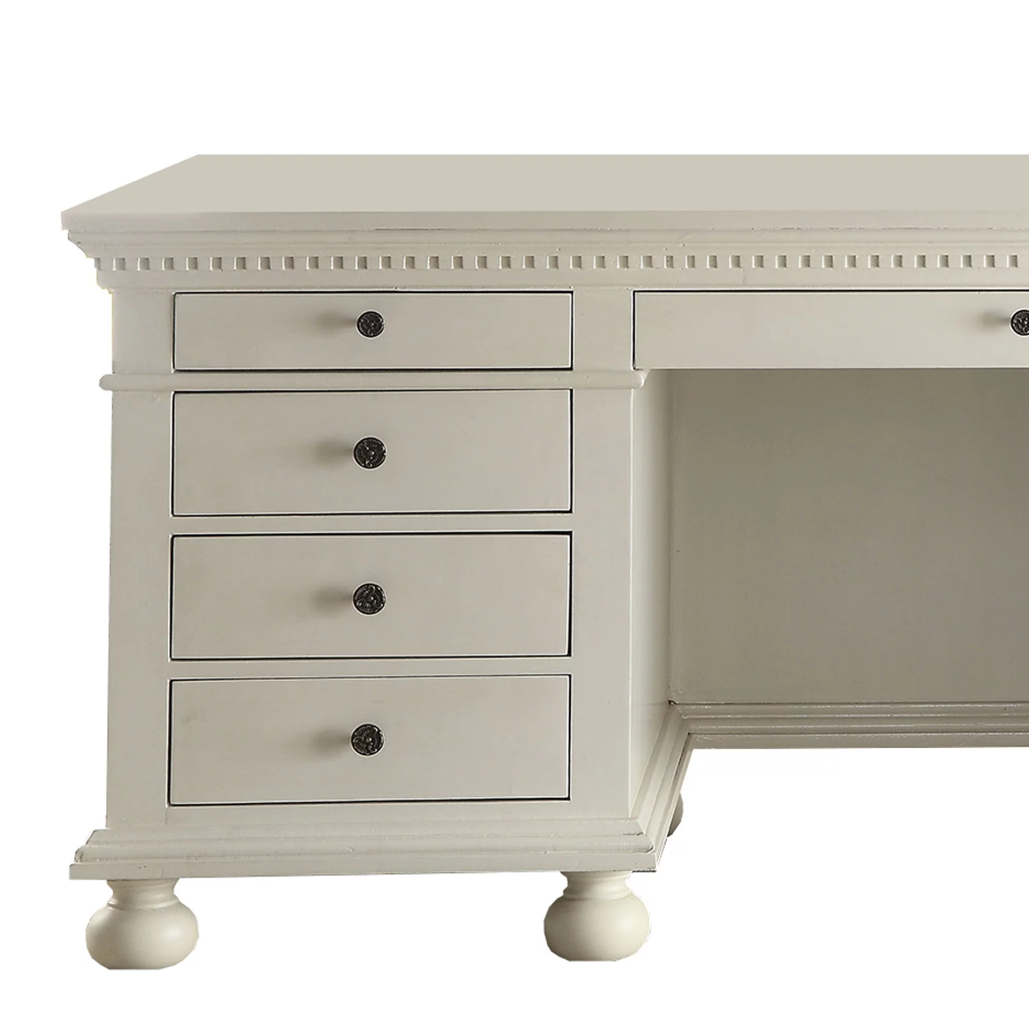 BenJara Smart Looking Executive Desk, Cream