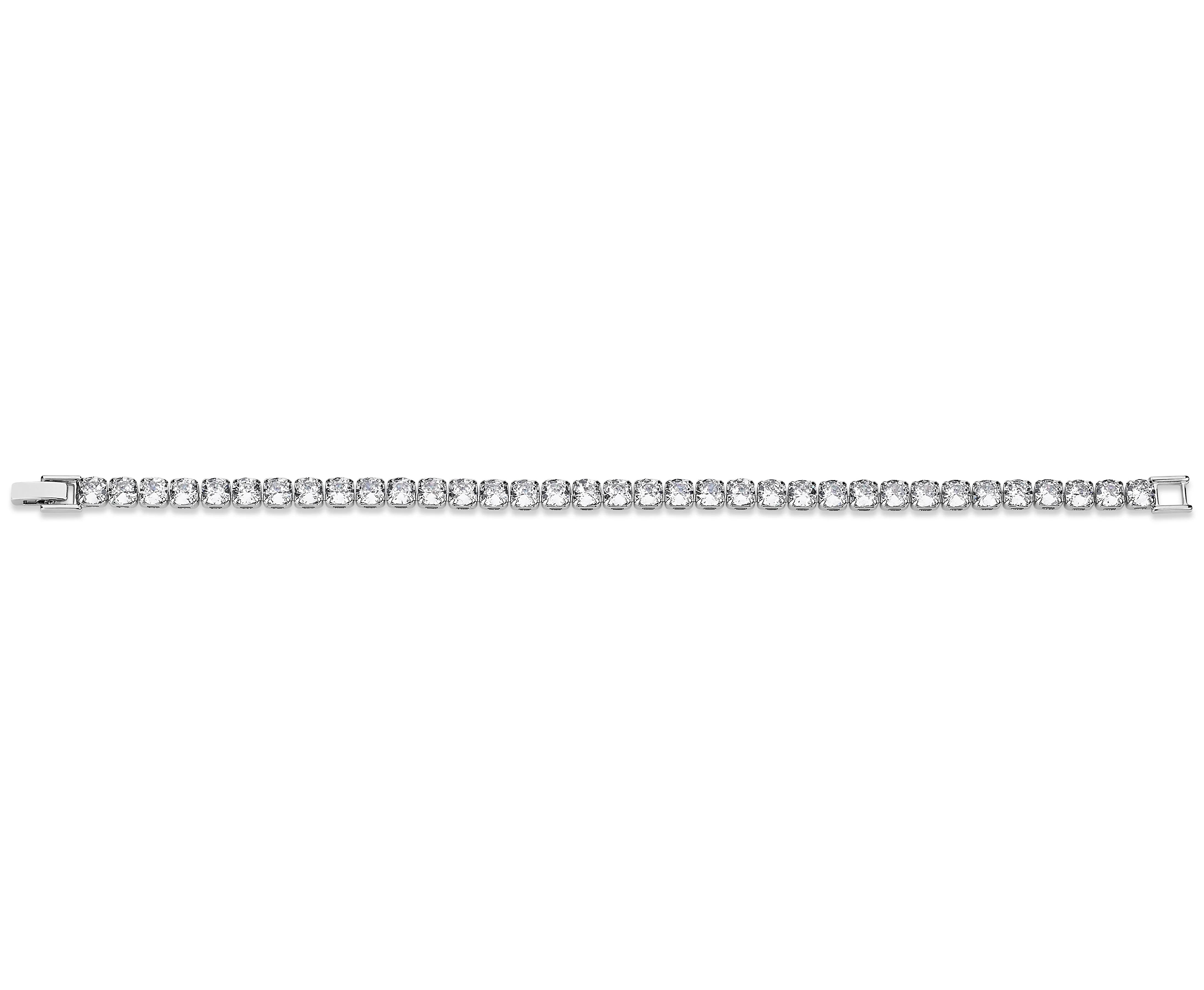Bob Mackie Cubic Zirconia Silver Bracelet